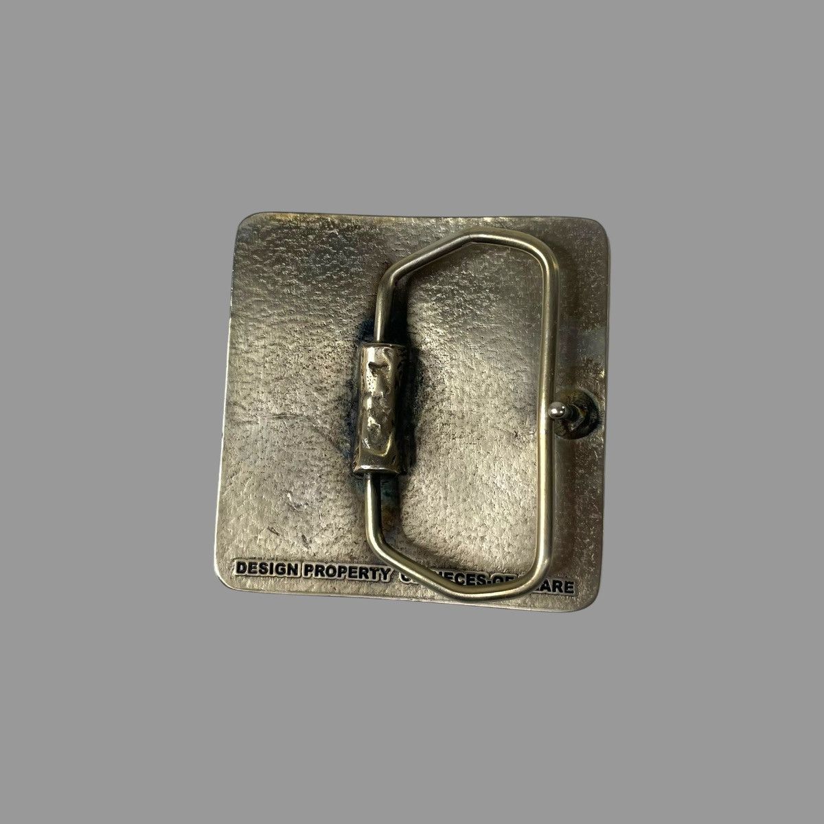 Vintage Vintage 90s ‘no trespassing’ belt buckle Size ONE SIZE - 2 Thumbnail