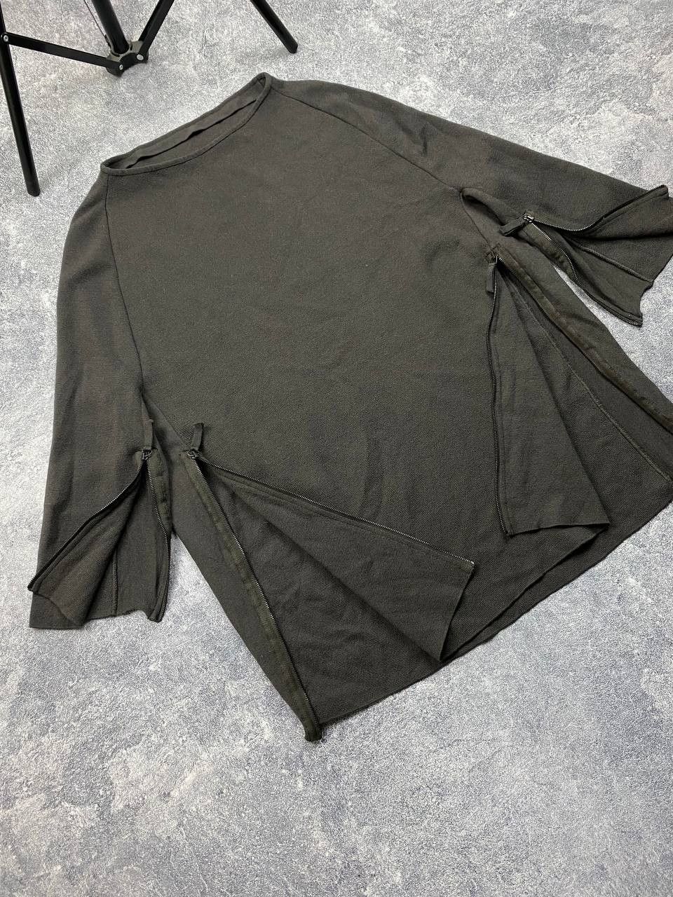 Japanese Brand ANNETTE GORTZ Gray Short Sleeve Oversized Wide Pullover Size M / US 6-8 / IT 42-44 - 9 Thumbnail