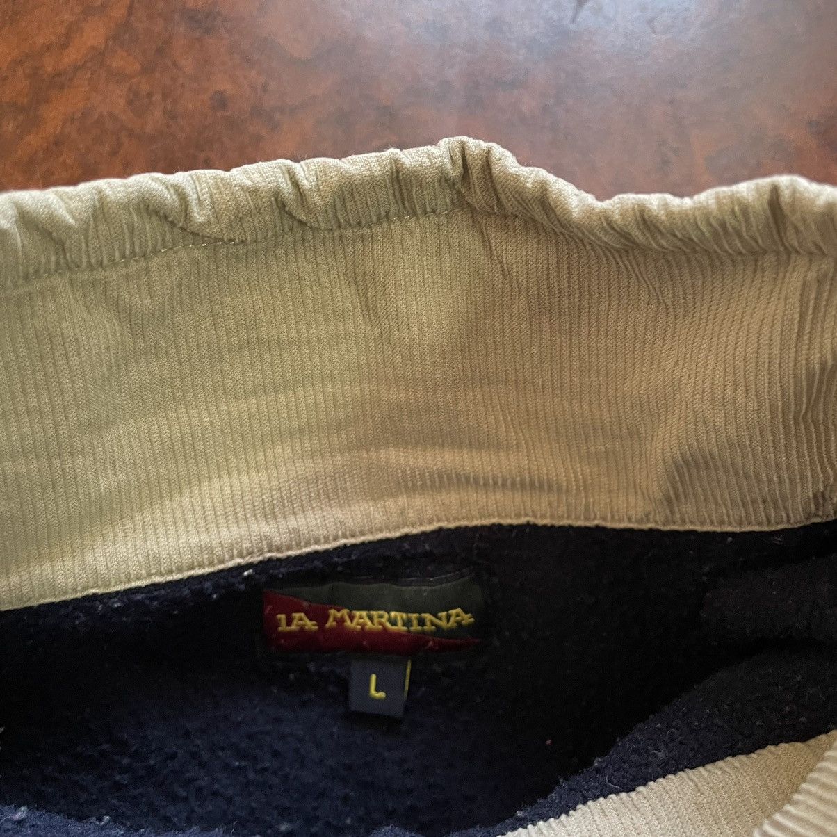 La Martina × Vintage ENGLAND POLO LA MARTINA FLEECE JACKET London Rugby SHERPA Size US L / EU 52-54 / 3 - 5 Thumbnail