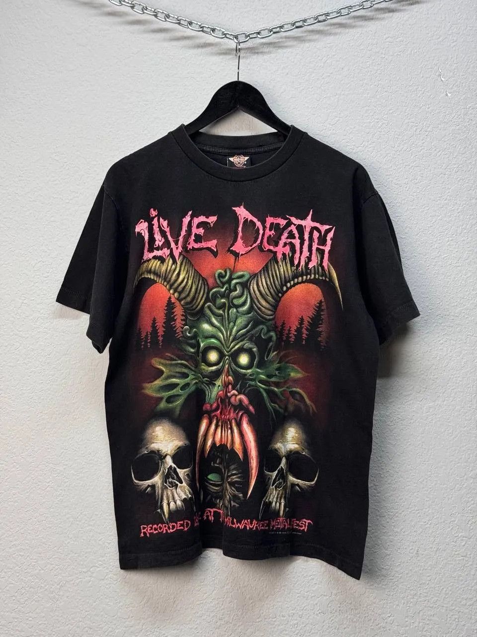 Band Tees Vintage Live Death Malevolent Recorded Live At The Milwaukee Size US L / EU 52-54 / 3 - 1 Thumbnail
