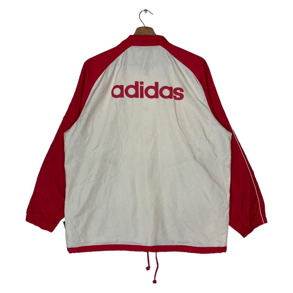 Adidas Adidas Mini Logo Two Tone Snap Button Jacket Size US S / EU 44-46 / 1 - 1 Thumbnail