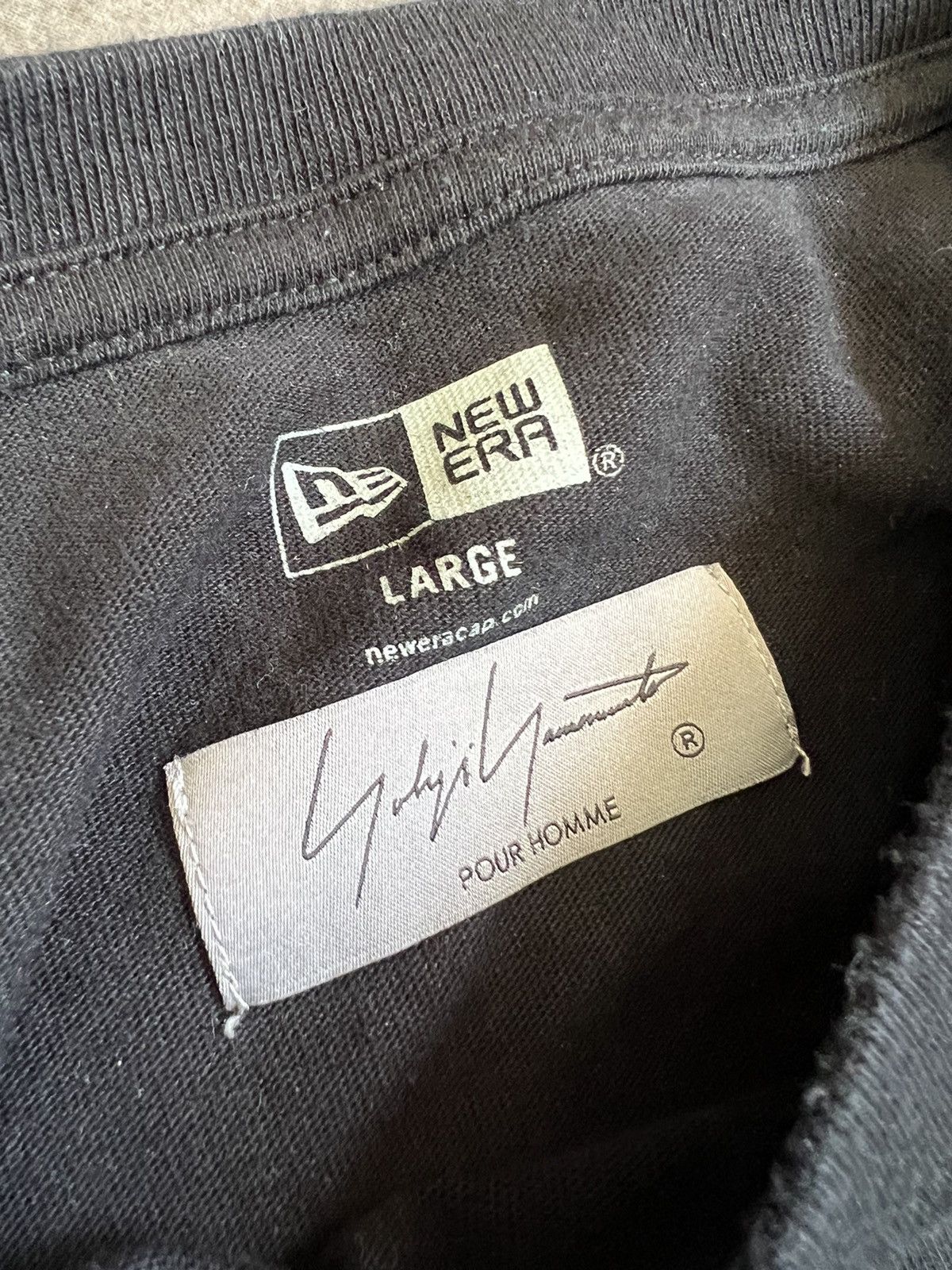 Japanese Brand × New Era × Yohji Yamamoto Yohji Yamamoto x New Era Yohji logo tee Size US M / EU 48-50 / 2 - 5 Thumbnail
