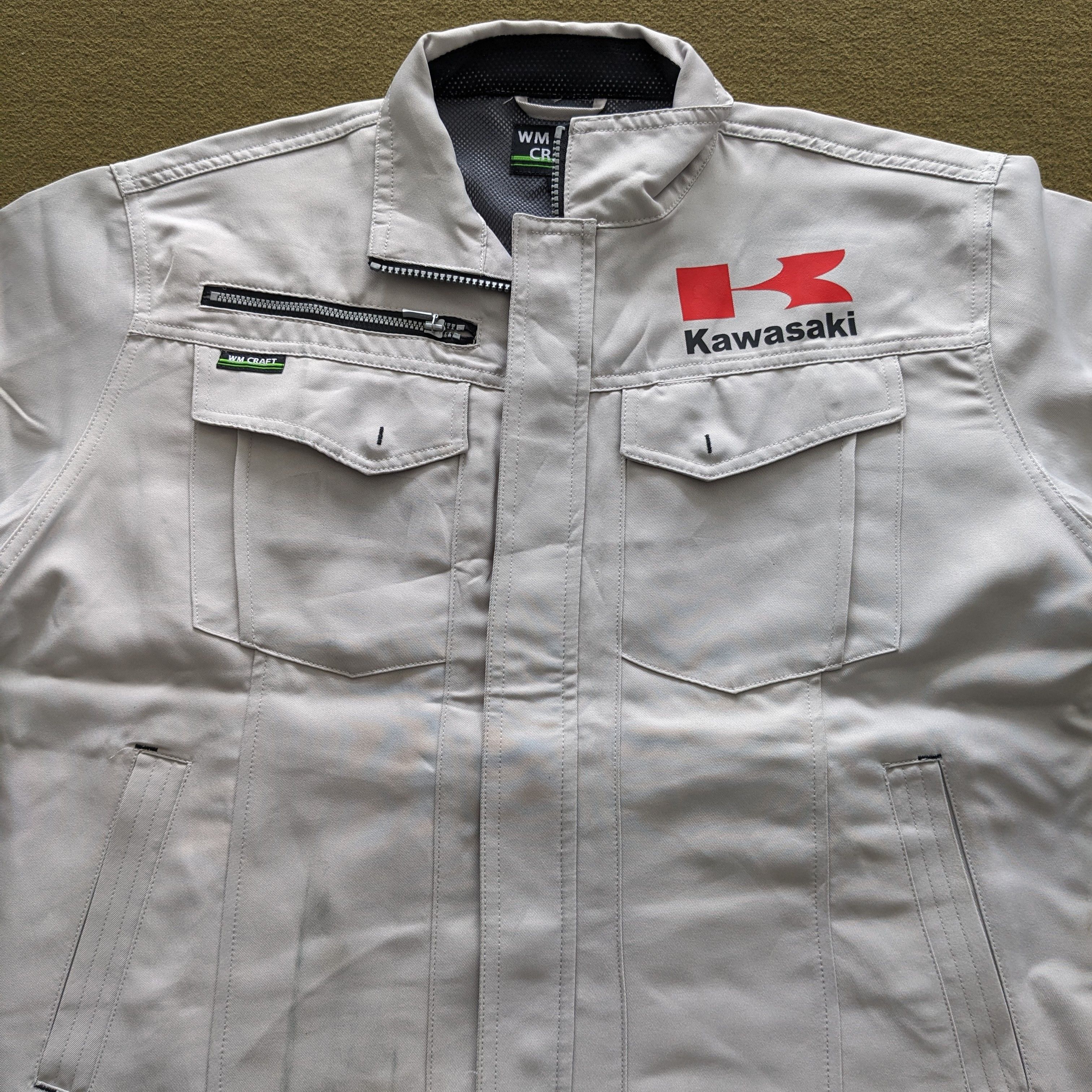 Japanese Brand Vintage KAWASAKI Motorsports Racing Custom Jacket Size US M / EU 48-50 / 2 - 3 Thumbnail