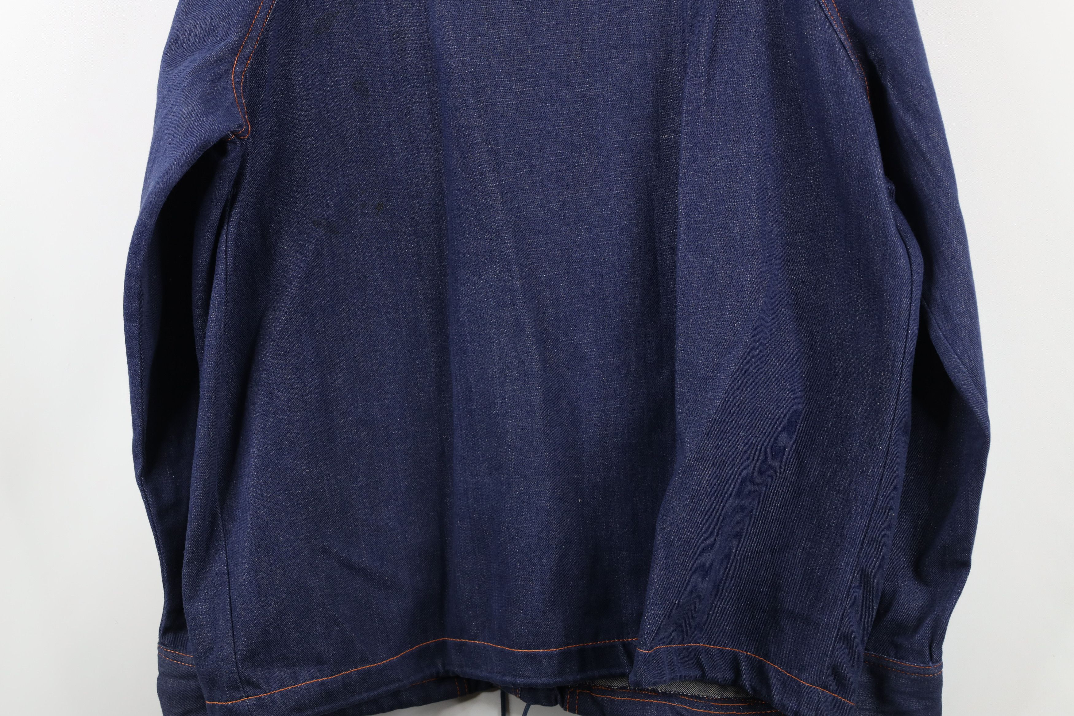 Vintage Vintage 60s 70s Streetwear Collar Denim Jean Parka Jacket Size US L / EU 52-54 / 3 - 16 Thumbnail