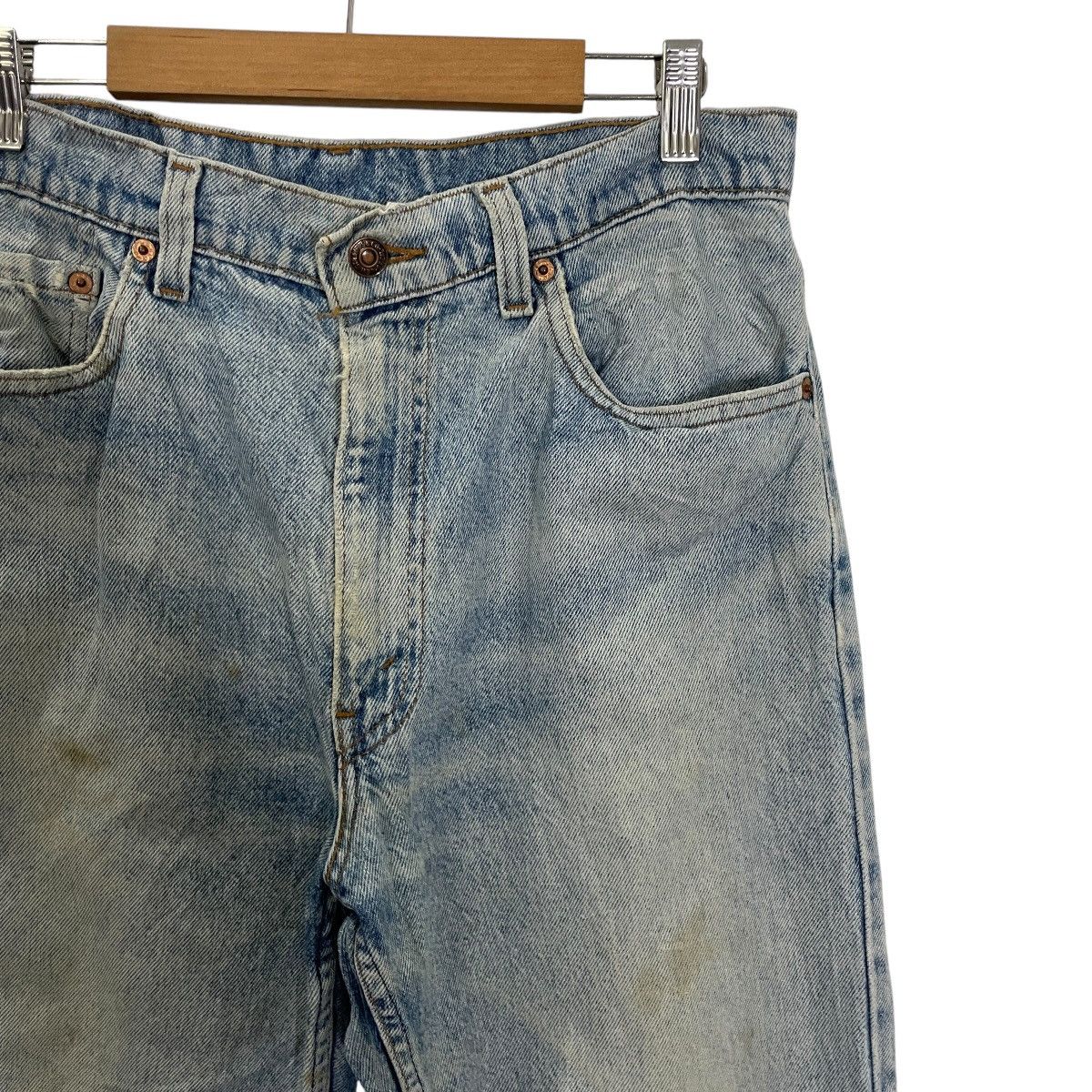 Levi's Vintage 90s Levis Button 525 Distressed Denim Size US 31 - 4 Thumbnail