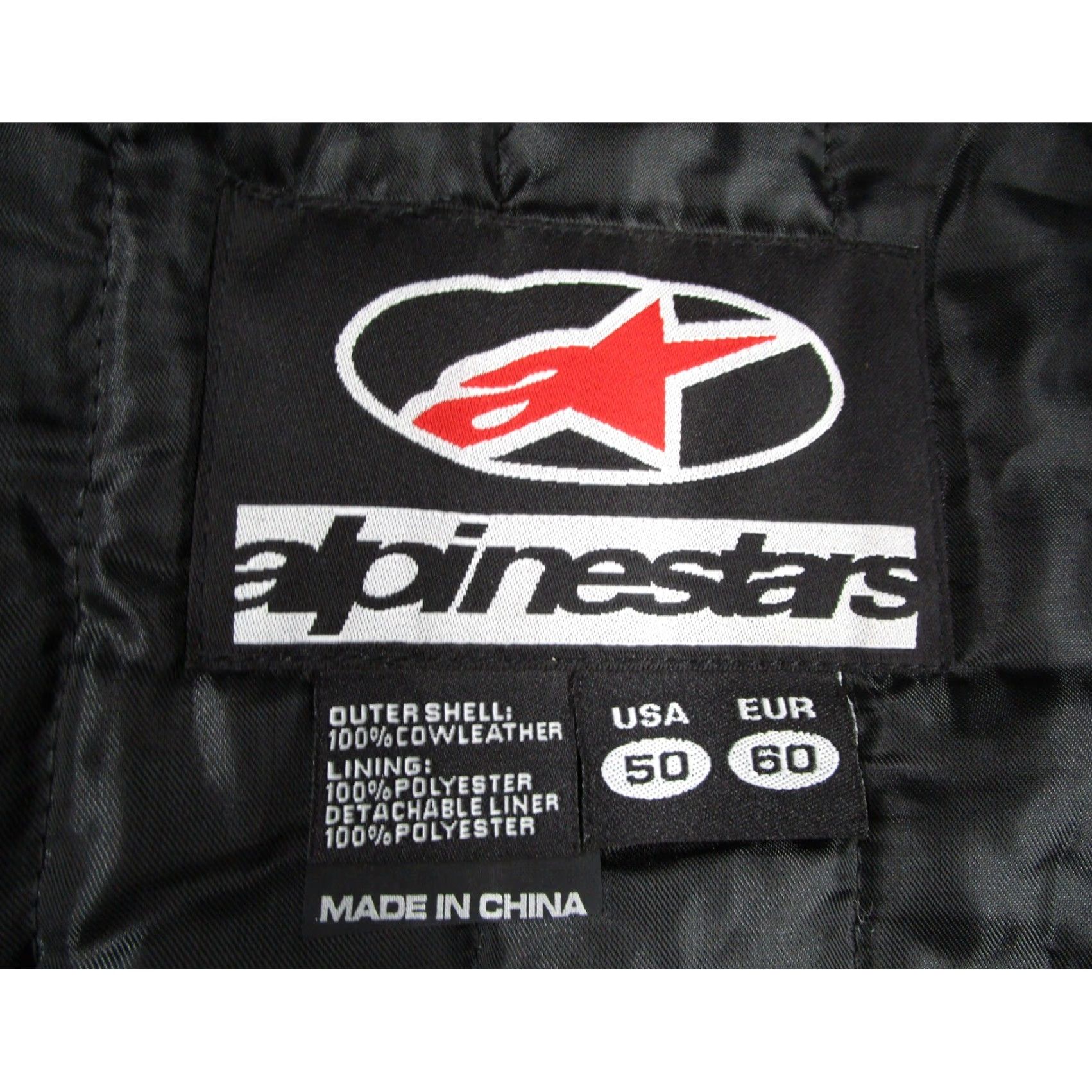 Alpinestars Alpinestars Barcelona Leather Jacket Mens 50 Black Blue Motorcycle 310087 Size US XL / EU 56 / 4 - 4 Thumbnail