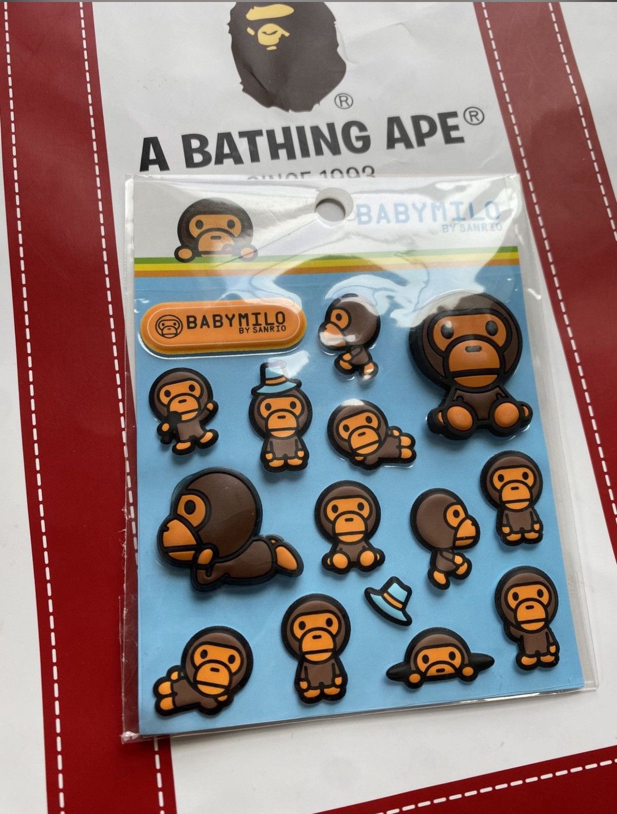 Bape Baby Milo Sticker bundle Size ONE SIZE - 2 Thumbnail