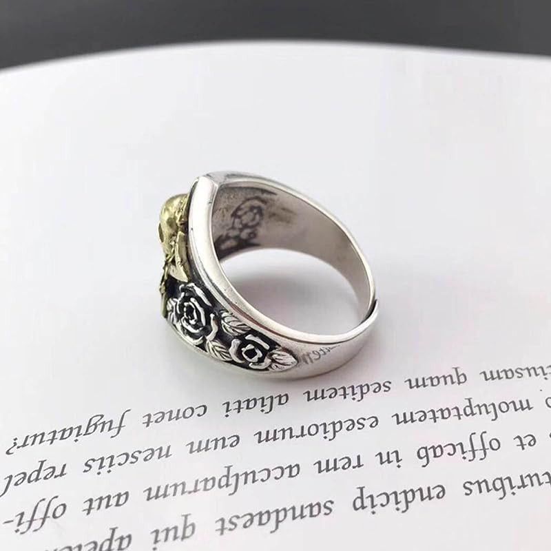 Other Gothic skull finger ring Size ONE SIZE - 3 Thumbnail