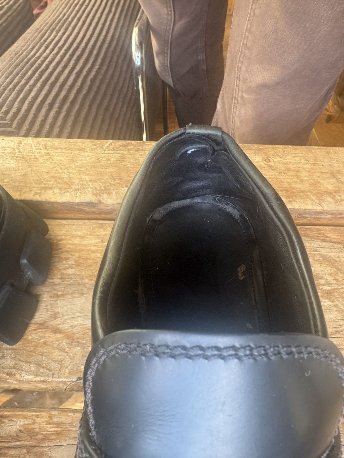 Prada Monolith Brushed Leather Loafer Size US 9 / EU 42 - 8 Thumbnail