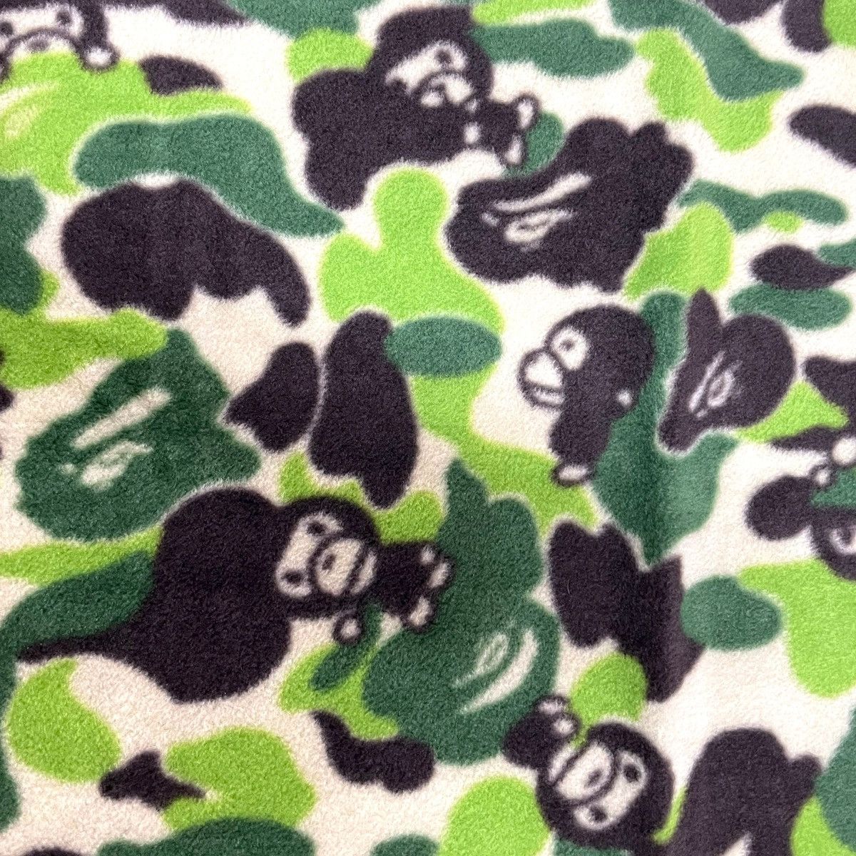 Bape A BATHING APE BABY MILO CAMO FLEECE TOWEL GREEN Size ONE SIZE - 4 Thumbnail
