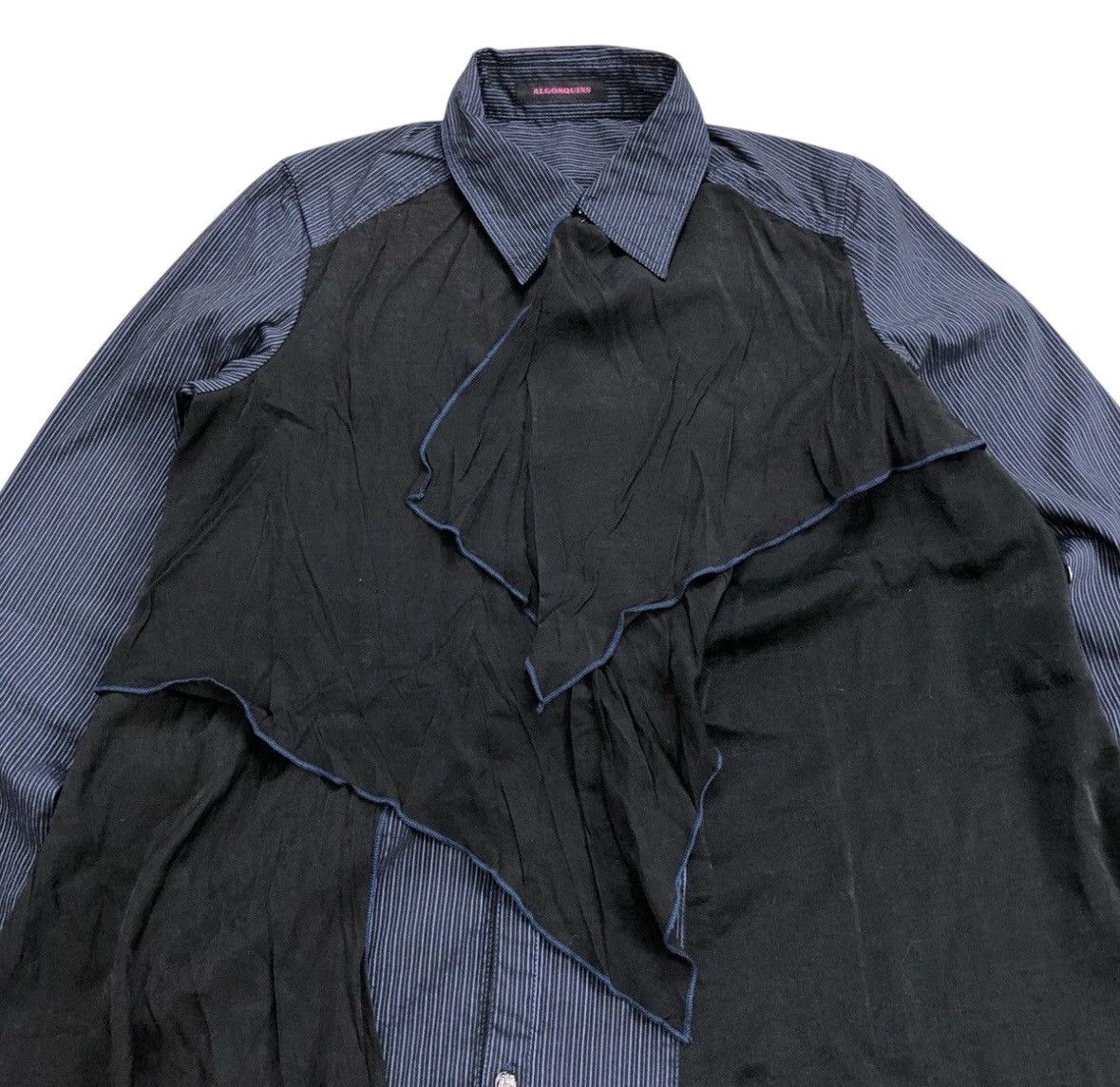 Hysteric Glamour 2000s Iconic ALGONQUINS VAMPIRE SHIRT BUTTON LGB KMRII STYLE Size US M / EU 48-50 / 2 - 3 Thumbnail