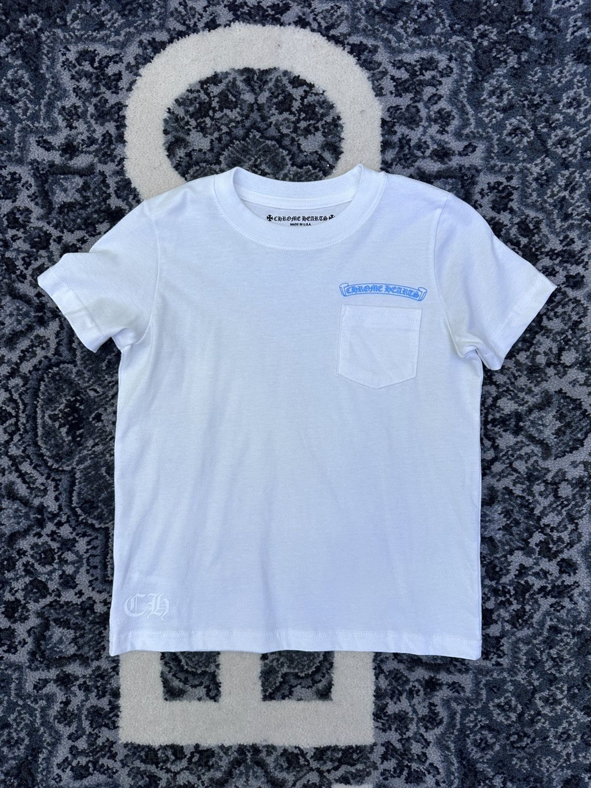 Chrome Hearts Chrome Hearts White Scroll Logo Short Sleeve Tee Size US XXS / EU 40 - 3 Thumbnail