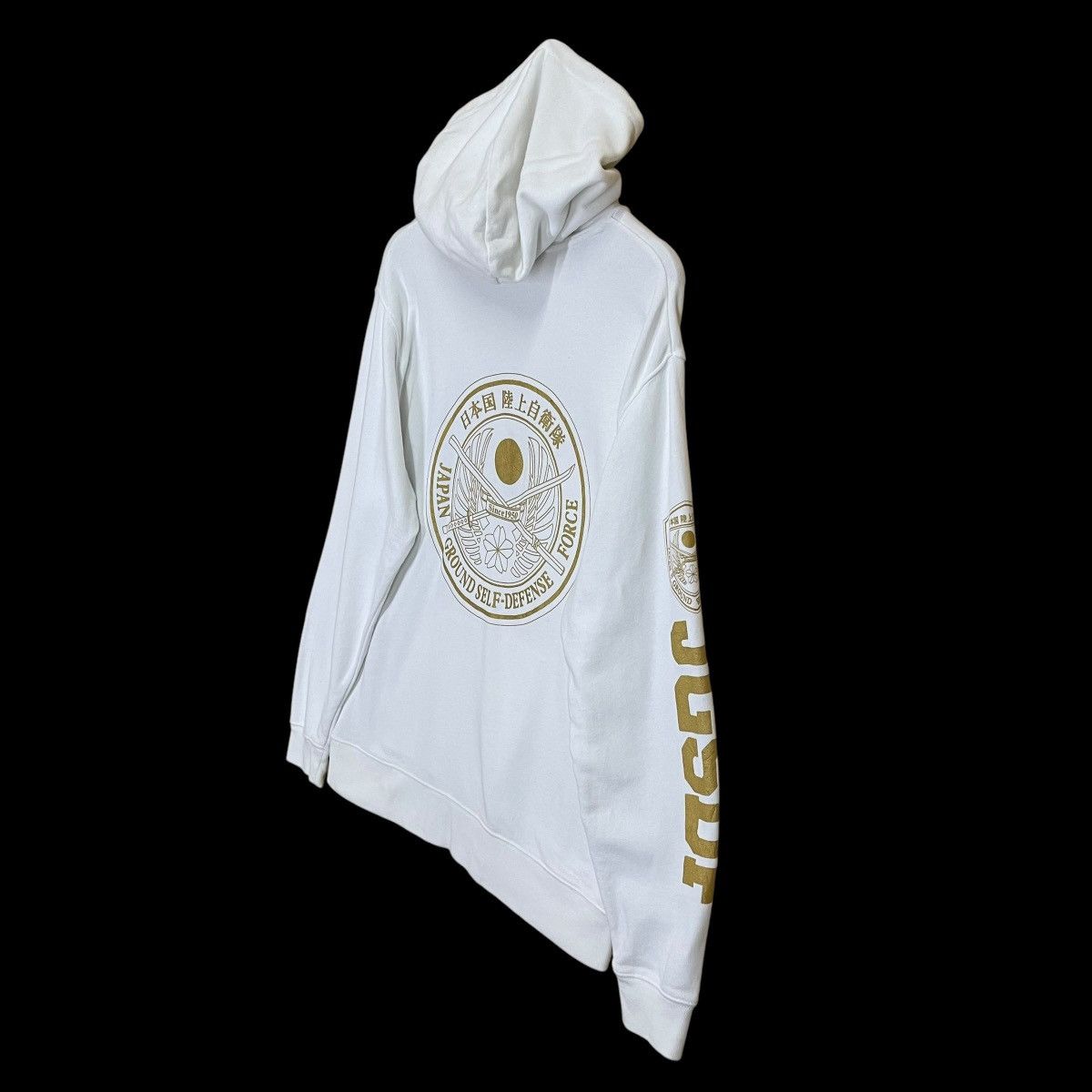 Japanese Brand Japan Ground Self Defense Force Big Logo Pullover Hoodie Size US L / EU 52-54 / 3 - 3 Thumbnail