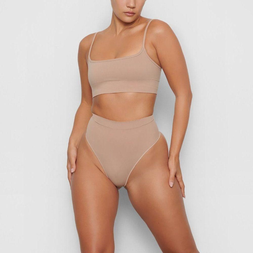 Designer CT1320a SKIMS SCULPTING MID WAIST THONG COLOR CLAY 4X/5X Size ONE SIZE - 2 Thumbnail