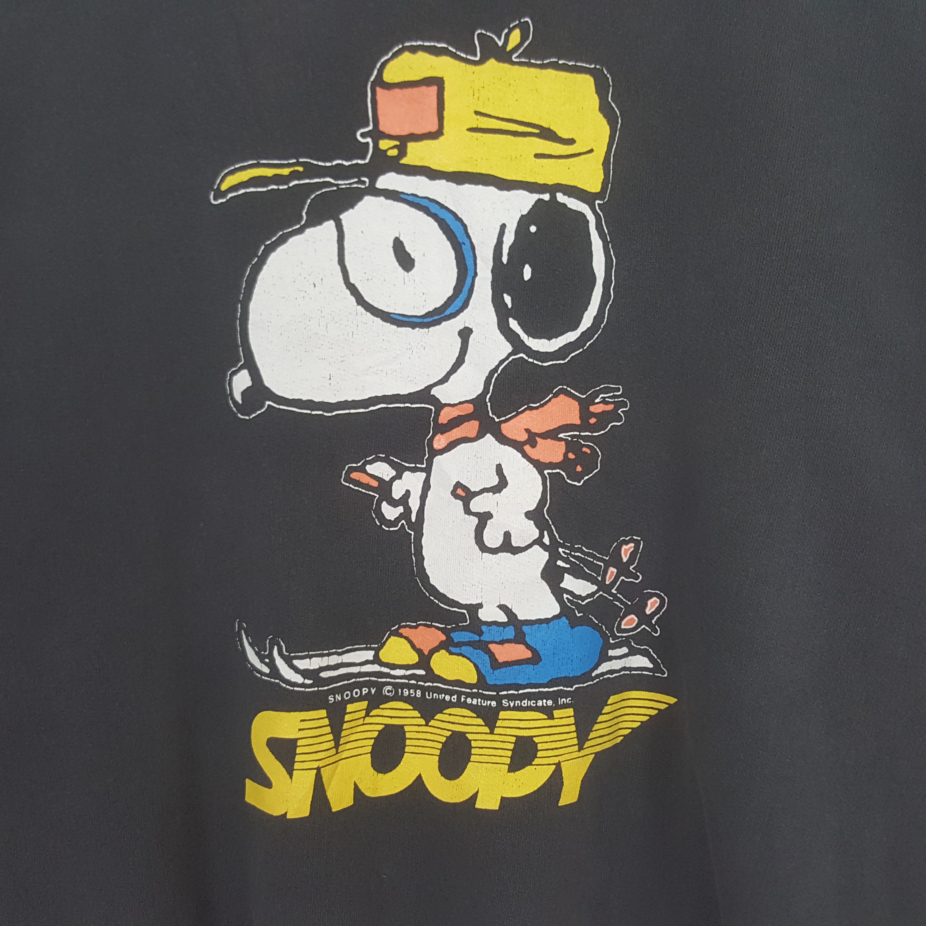 Peanuts Vintage Snoopy American Cartoon Sweatshirt C321N19 Size US L / EU 52-54 / 3 - 2 Thumbnail