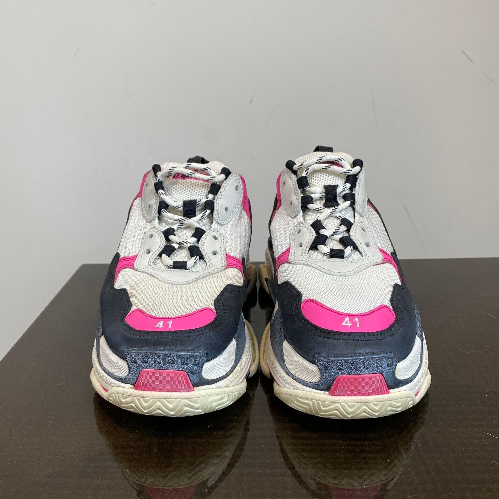 Balenciaga Balenciaga Triple S Bicolor Purple Chunky Sneakers 11 Size US 11 / IT 41 - 2 Thumbnail