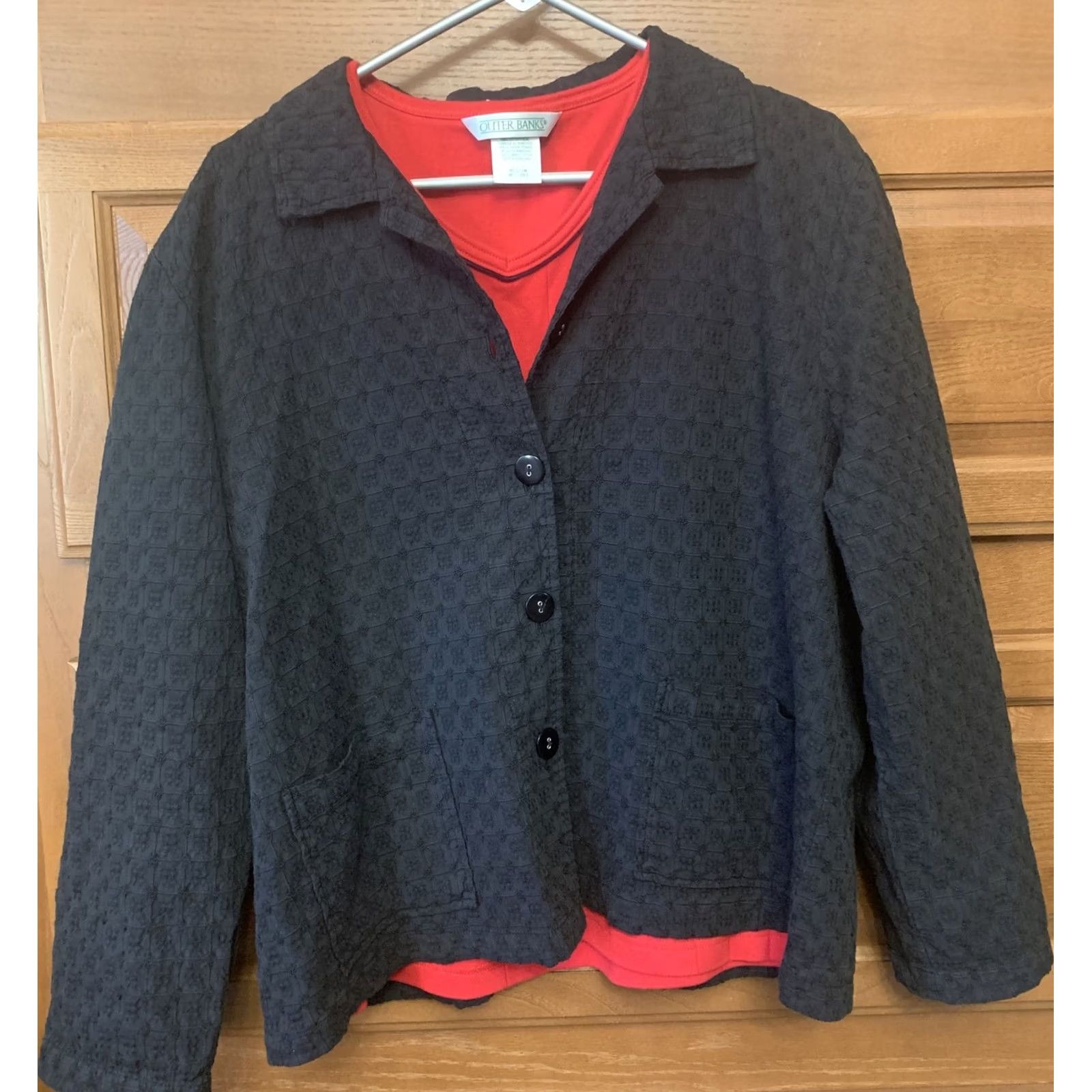 Vintage VINTAGE Focus Casual Life Top Womens Set Tops Shirts Black Red White tank Shell 1347 Size L / US 10 / IT 46 - 2 Thumbnail
