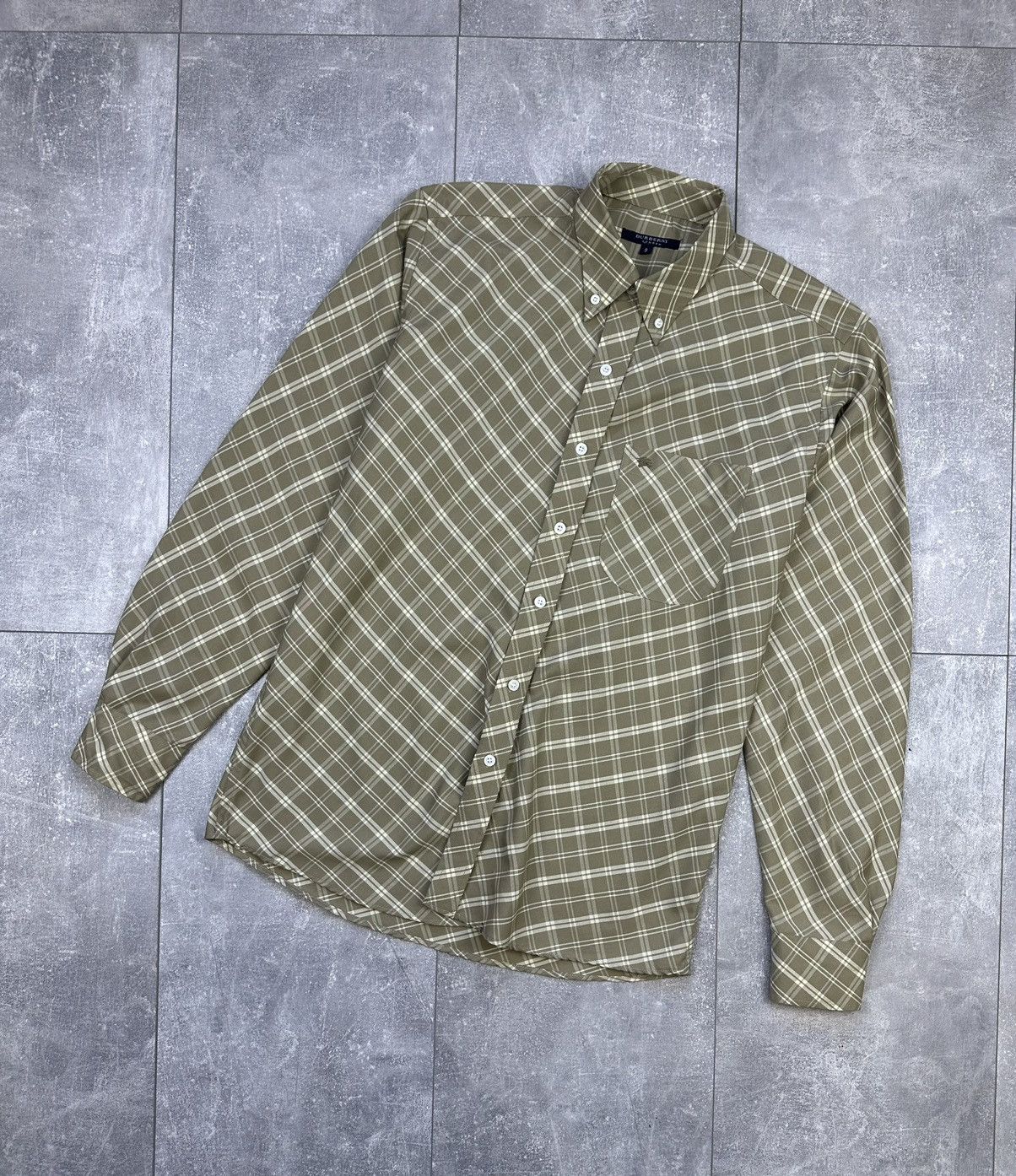 Burberry Burberry Vintage Rare Striped Shirts Button Up Size US S / EU 44-46 / 1 - 1 Thumbnail
