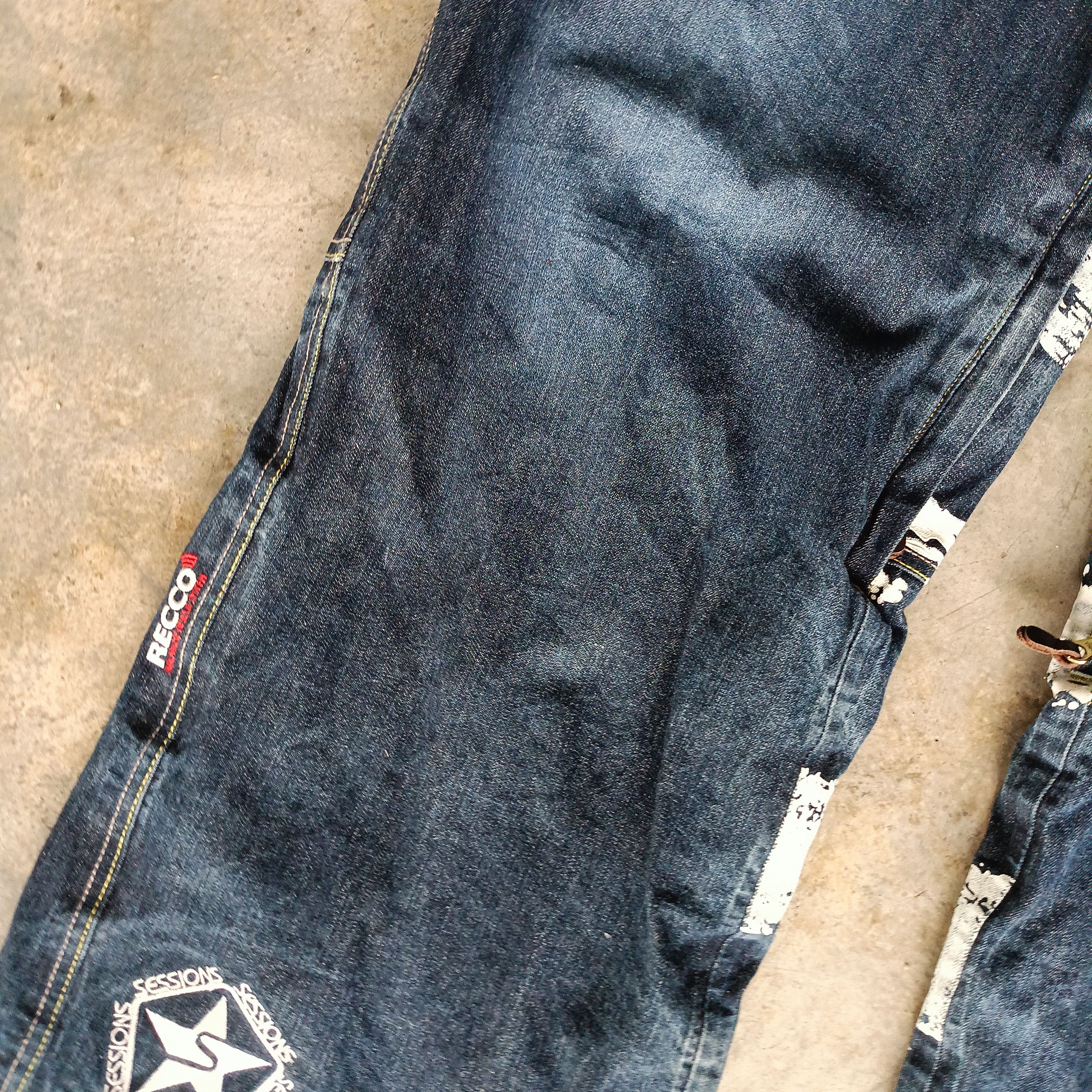 Japanese Brand × Vintage Snowboard Sessions Neff 👖 jeans Size US 38 / EU 54 - 5 Thumbnail