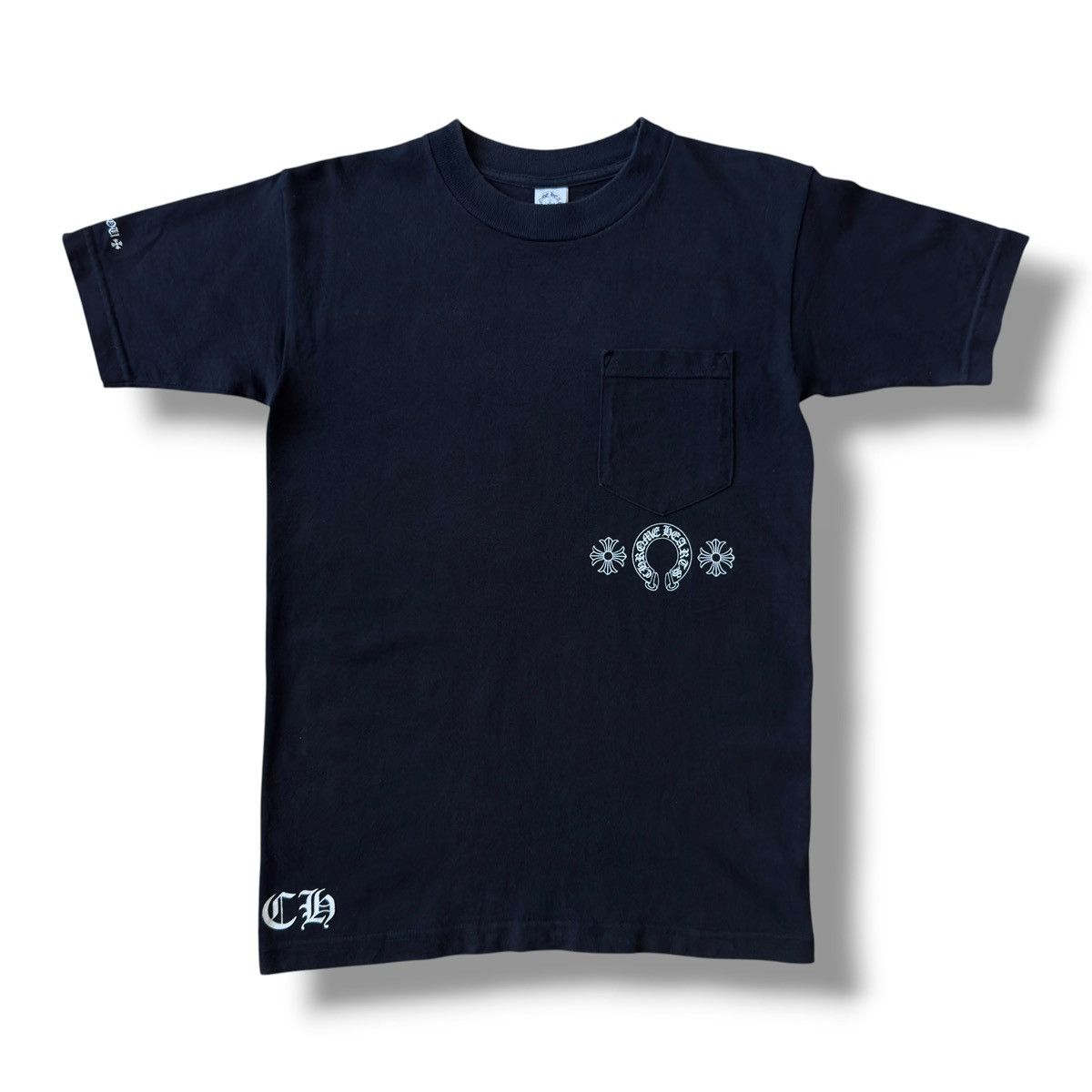 Chrome Hearts Chrome Hearts Horseshoe Cross Pocket Tshirt Size US S / EU 44-46 / 1 - 2 Thumbnail