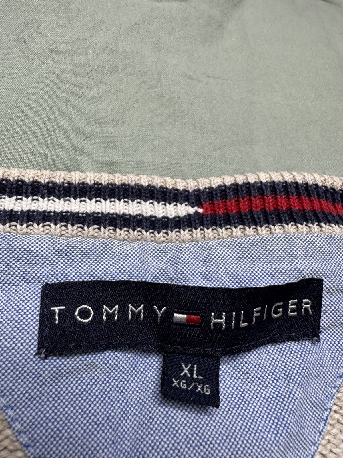 Tommy Hilfiger × Vintage Vintage Tommy Hilfiger made in Macau knite Size US XL / EU 56 / 4 - 3 Thumbnail