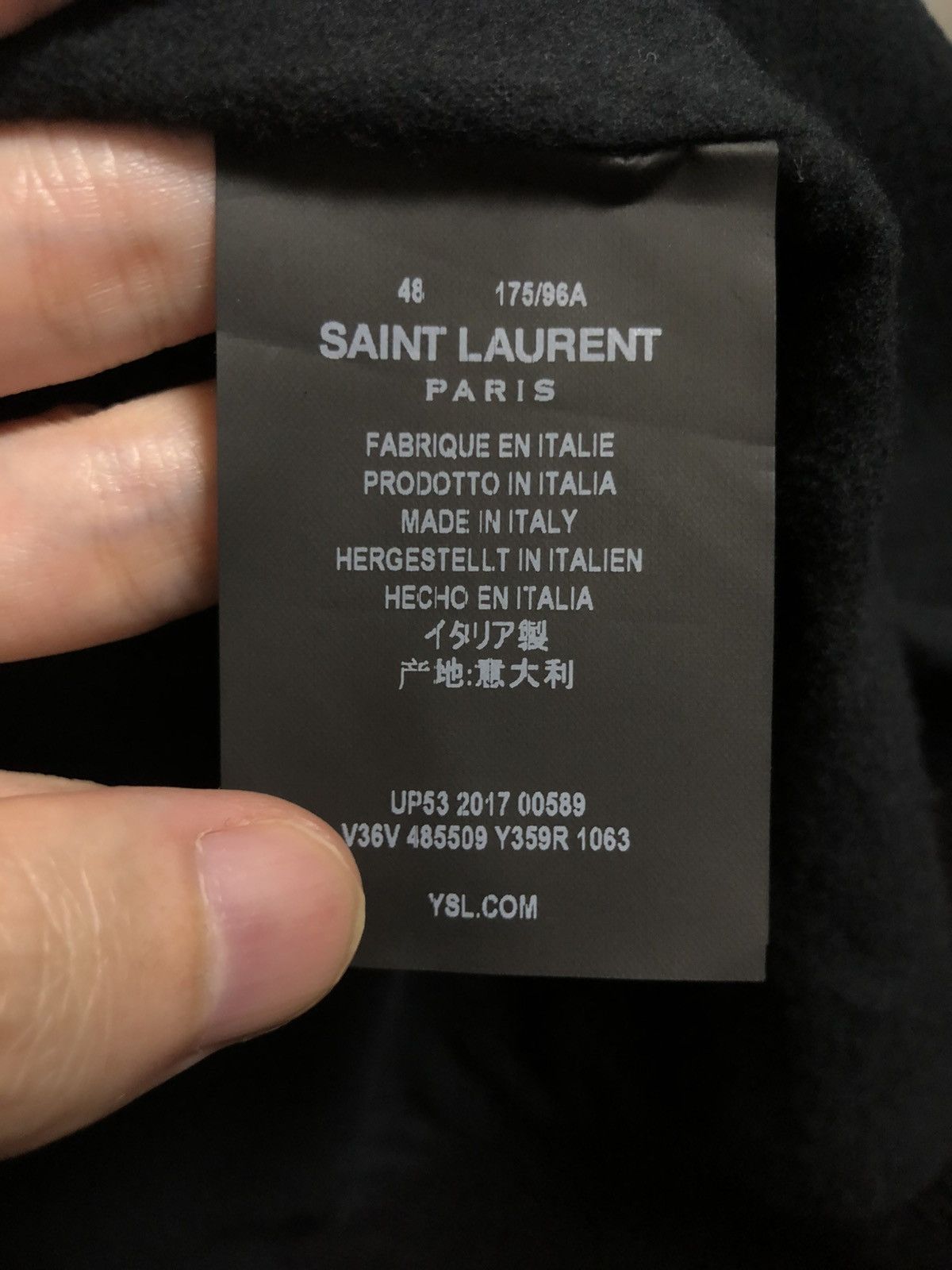 Saint Laurent Paris Flamingo Satin Bomber Jacket Size US M / EU 48-50 / 2 - 7 Thumbnail