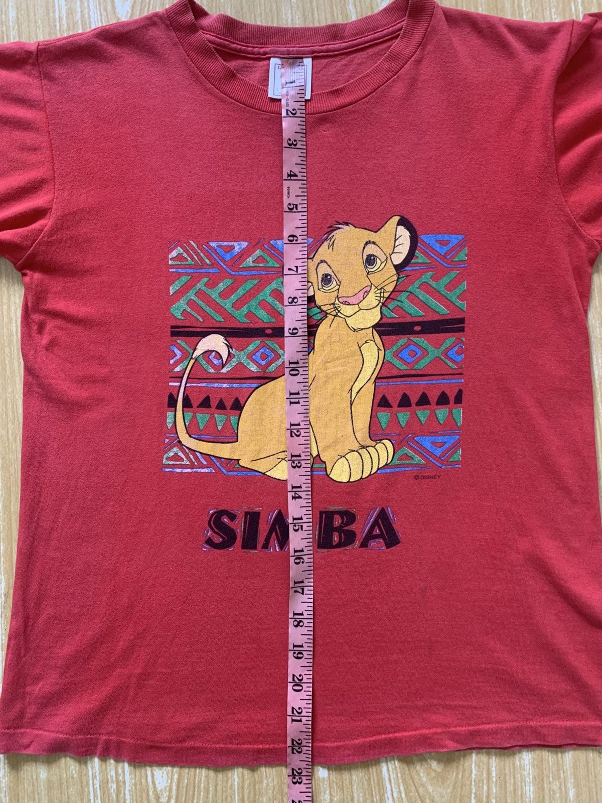 Disney × Vintage Vintage 90s Simba The Lion King Movie, Size L For Youth Tee Size US L / EU 52-54 / 3 - 20 Thumbnail