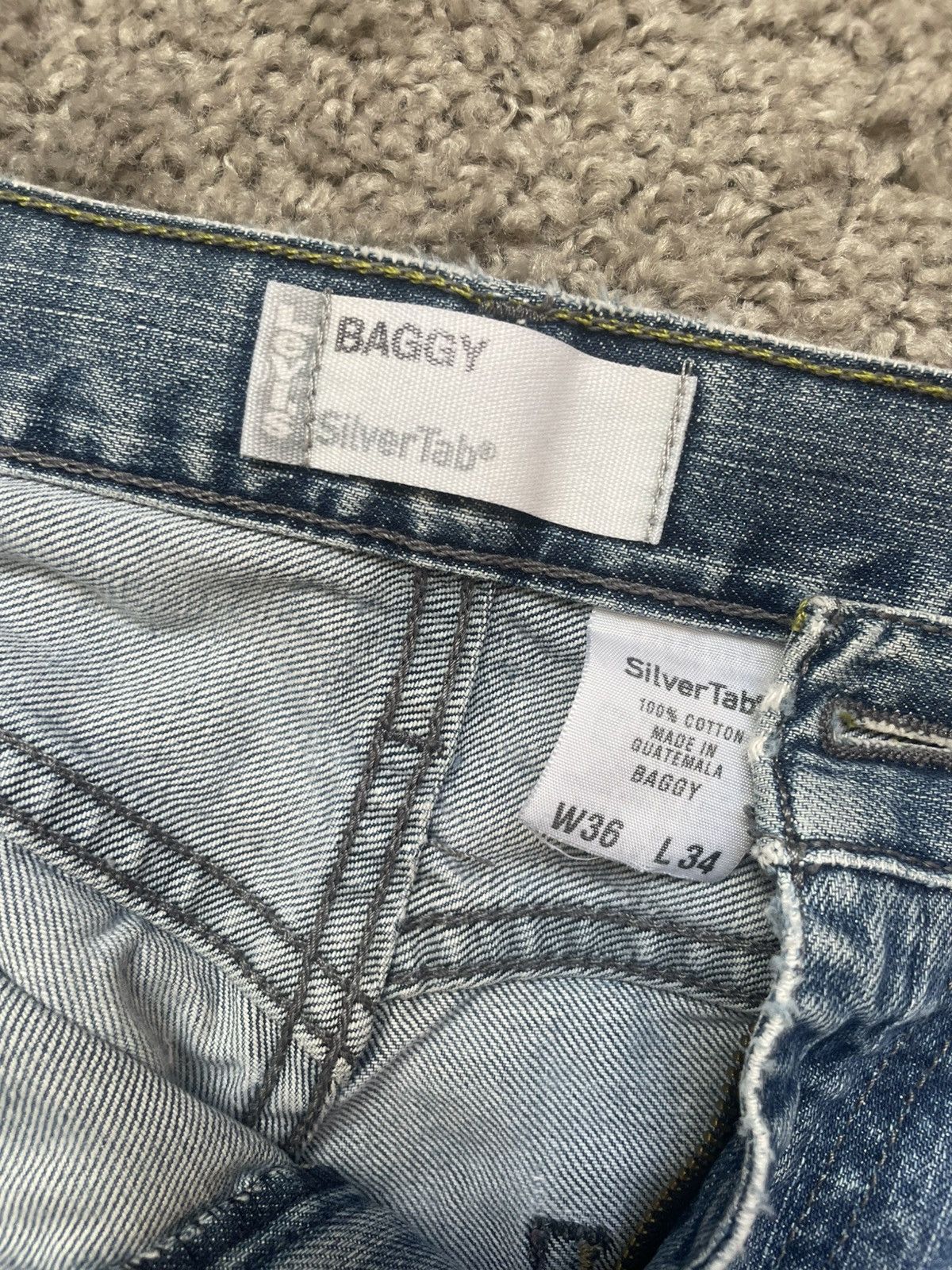 Levi's Baggie 90s silver tabs Size US 36 / EU 52 - 3 Thumbnail