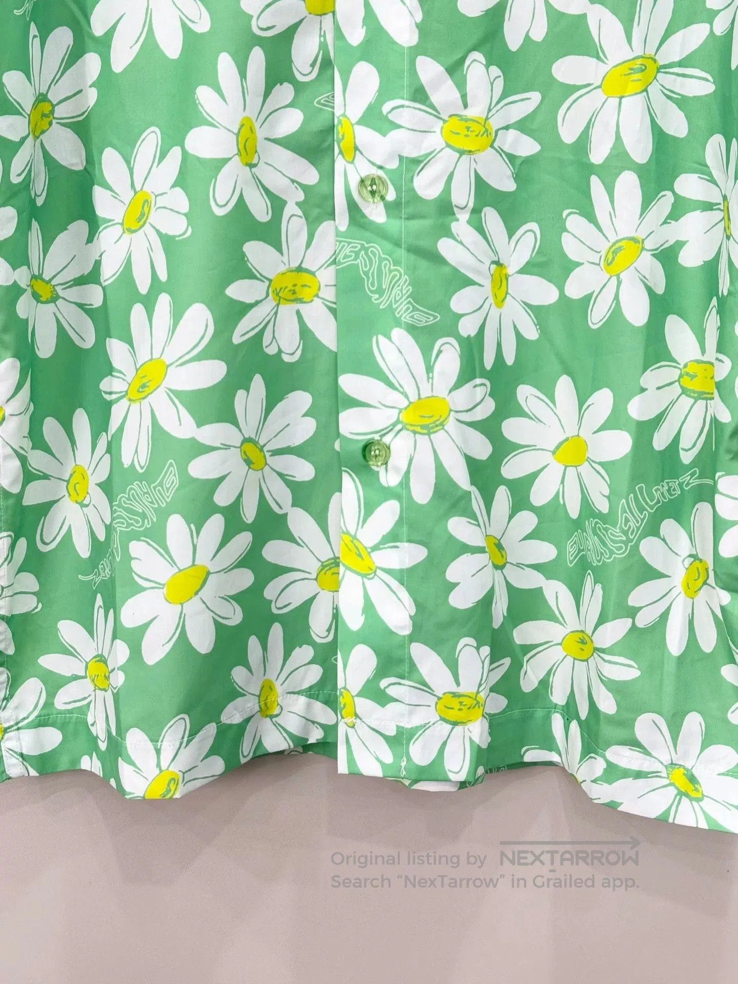 ERL Erl Green Daisy Print Shirt. Size S / US 4 / IT 40 - 4 Thumbnail