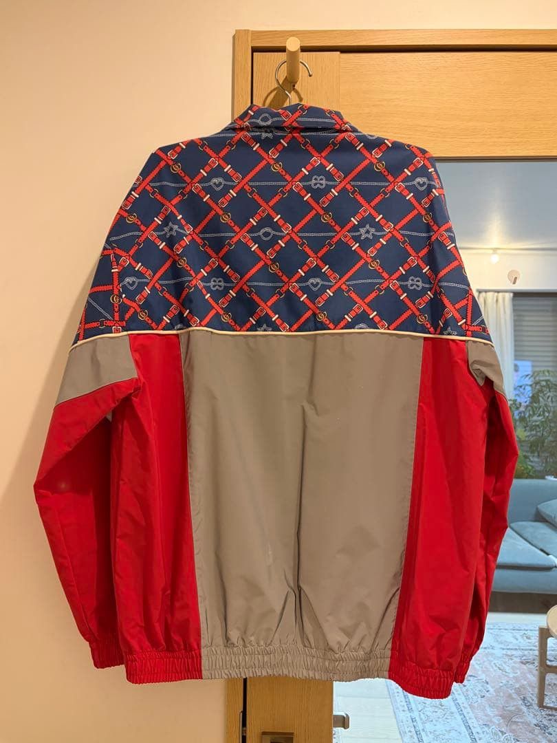 Gucci Gucci Graphic Print Nylon Jacket L Red Size US L / EU 52-54 / 3 - 2 Thumbnail