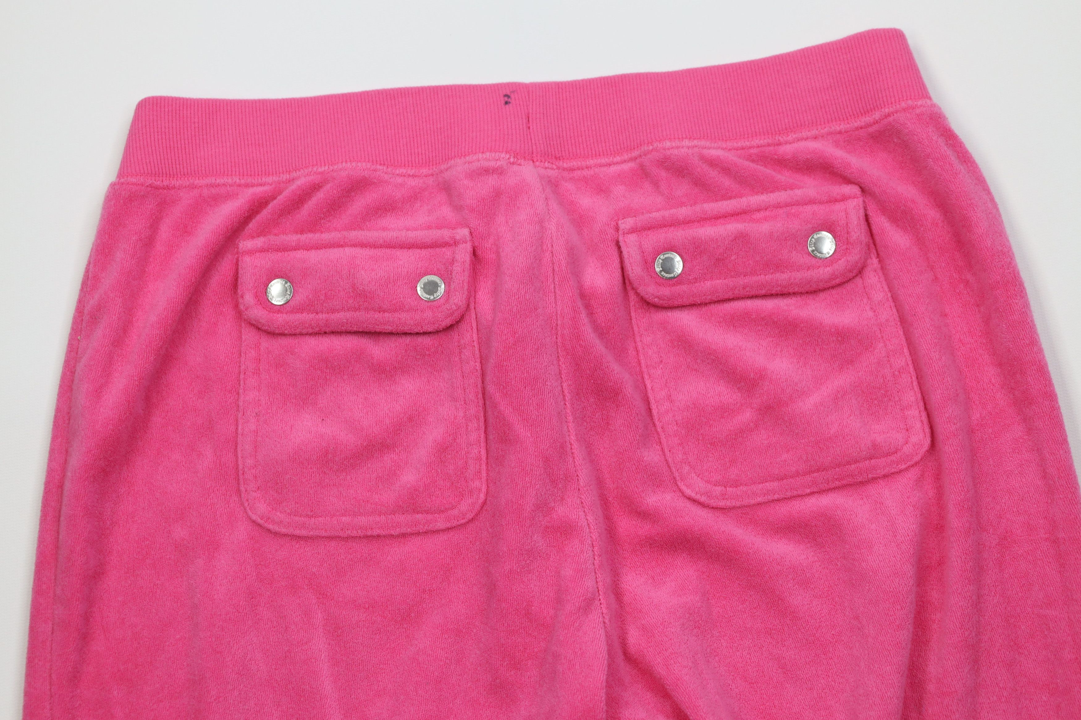 Juicy Couture Vintage 90s Y2K Juicy Couture Terry Cloth Capris Pants Size 28" / US 6 / IT 42 - 8 Thumbnail