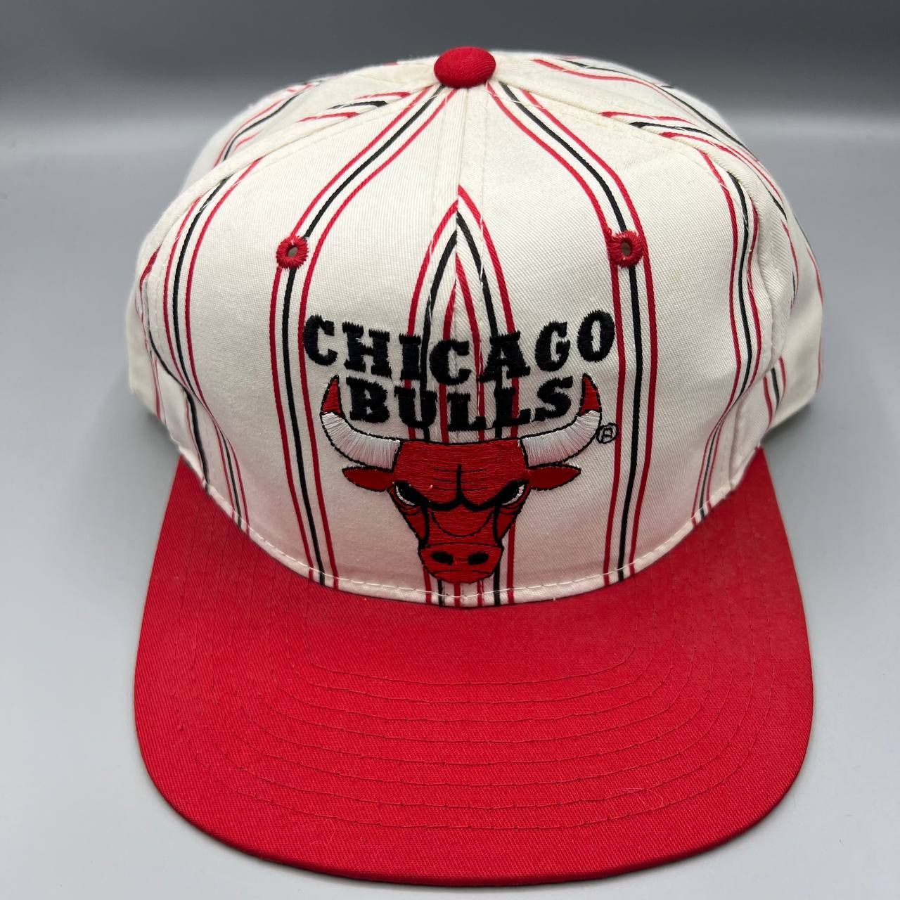 Starter Vintage Chicago Bulls Hat Men Pinstripes NBA Snap Back Cap ...