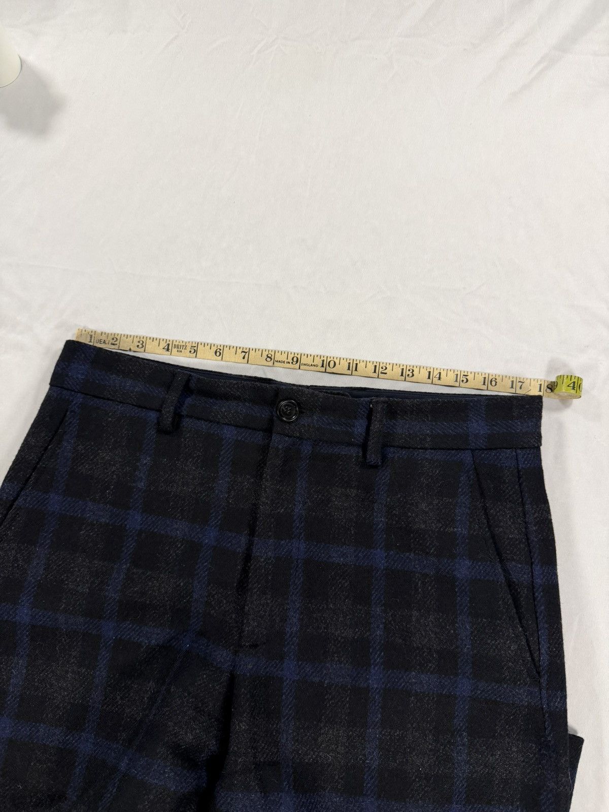 Marni Marni 100% Virgin Wool Plaid Trousers Wide Leg Size 50 / 36 Size US 36 / EU 52 - 9 Thumbnail