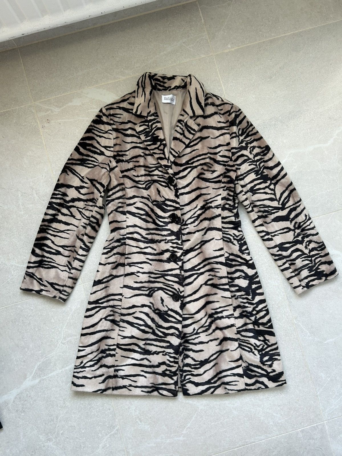 Japanese Brand xanaka zebra print vintage coat japanese Size M / US 6-8 / IT 42-44 - 1 Thumbnail