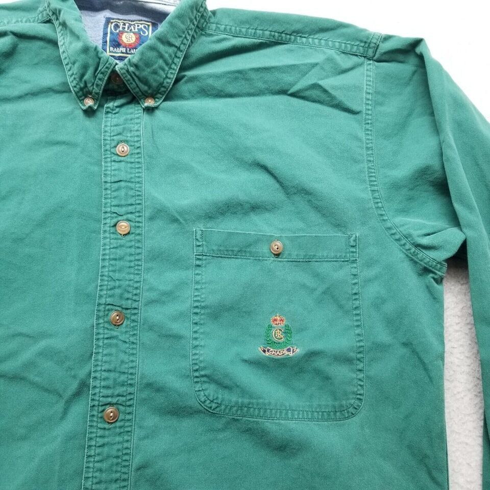 Chaps Ralph Lauren Chaps Ralph Lauren Shirt Men Medium Button Up Oversized Size US M / EU 48-50 / 2 - 5 Thumbnail