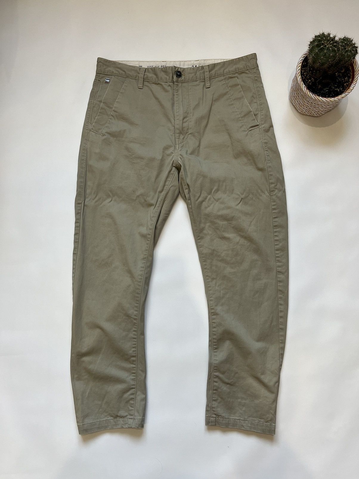 G-Star Vintage G Star Raw Beige Casual Pants Chino Size US 34 / EU 50 - 1 Thumbnail