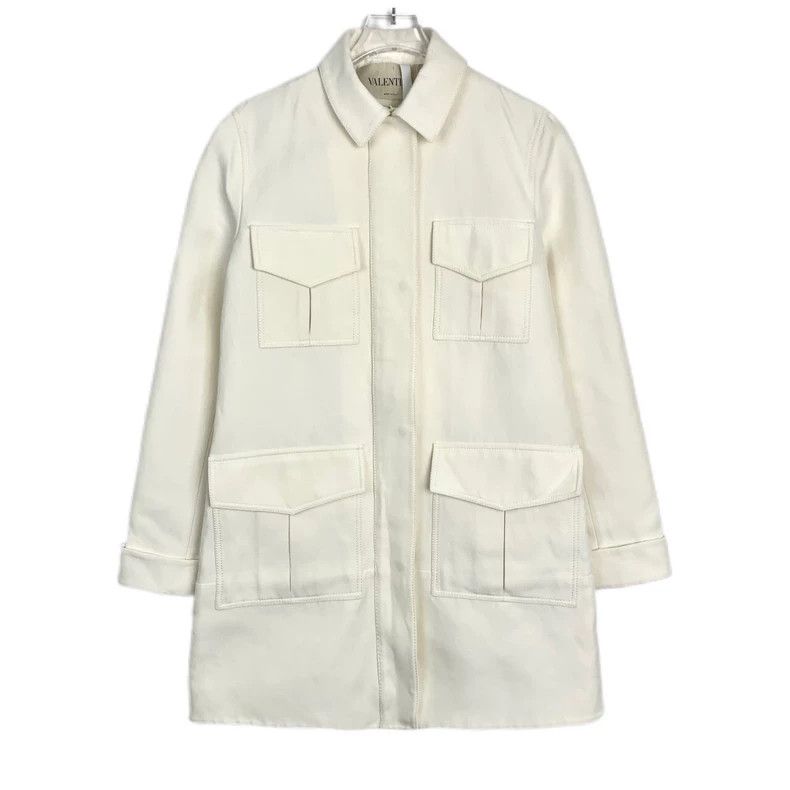 Valentino Valentino Pocket Lapel Trench Coat Size US L / EU 52-54 / 3 - 1 Thumbnail