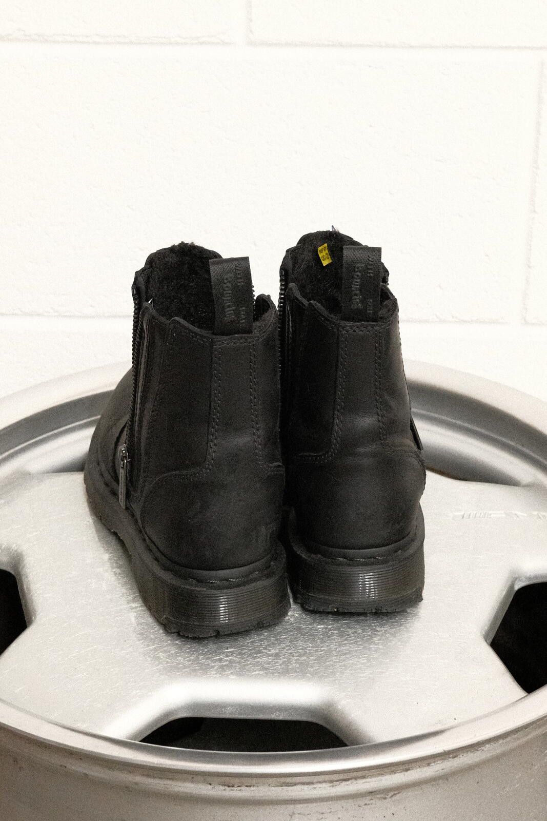 Dr. Martens Dr. Martens Black Leather Chelsea Boots with Side Zipper Size US 9 / EU 42 - 3 Thumbnail