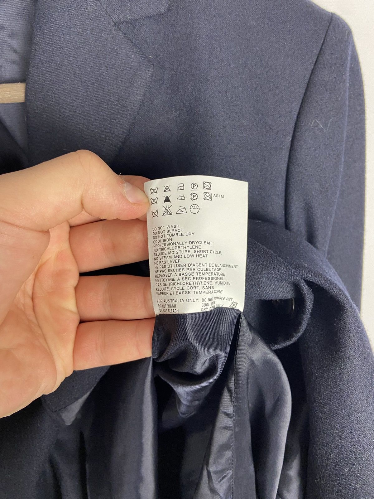 Jil Sander Jil Sander Blue Women's Button Wool Blazer Sz 34 Size XXS / US 00 / IT 34 - 11 Thumbnail