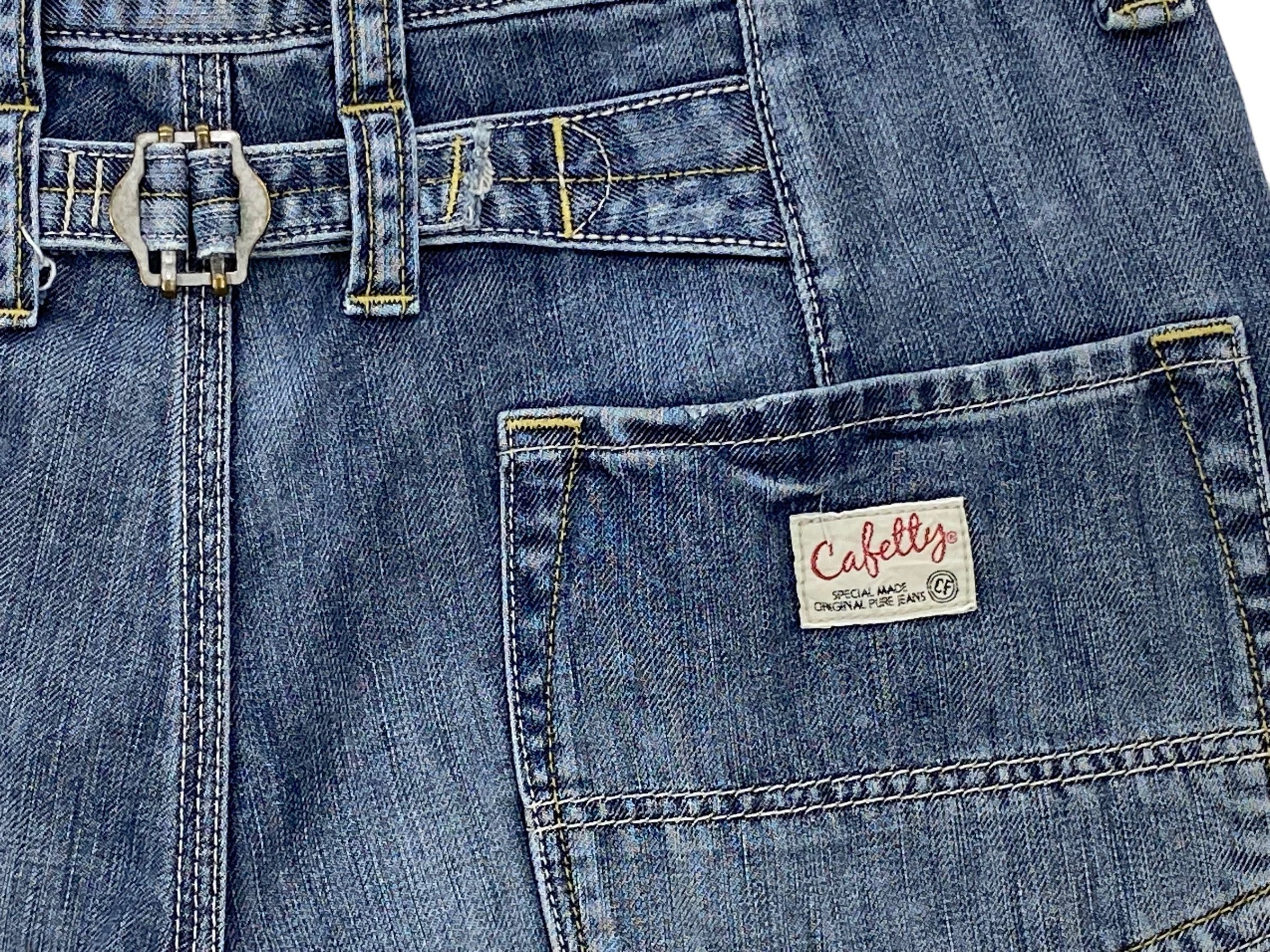 Other Cafetty Jeans Distressed Jeans Patchwork Jeans Size US 31 - 7 Thumbnail