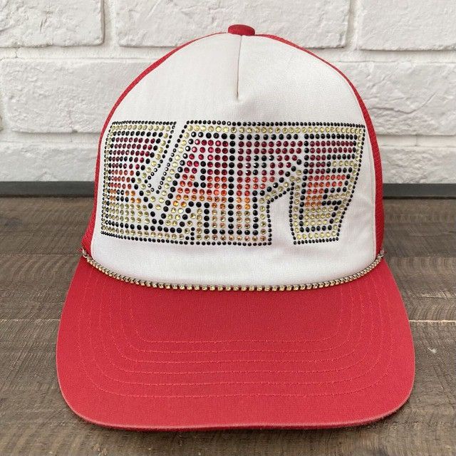 Bape × Swarovski Swarovski BAPE KISS LOGO trucker hat cap a bathing ape NIGO Size ONE SIZE - 1 Thumbnail