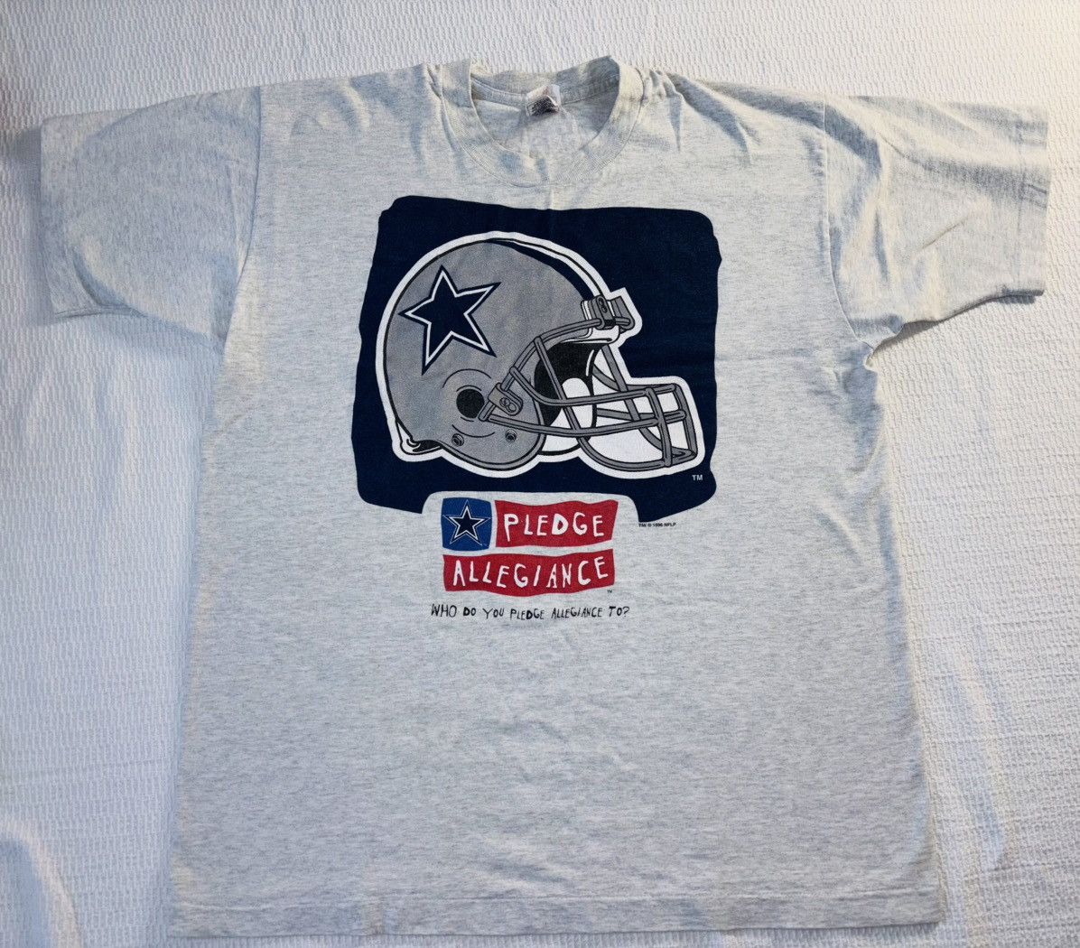 Fruit Of The Loom Dallas Cowboys tshirt 1996 Size US XL / EU 56 / 4 - 1 Thumbnail