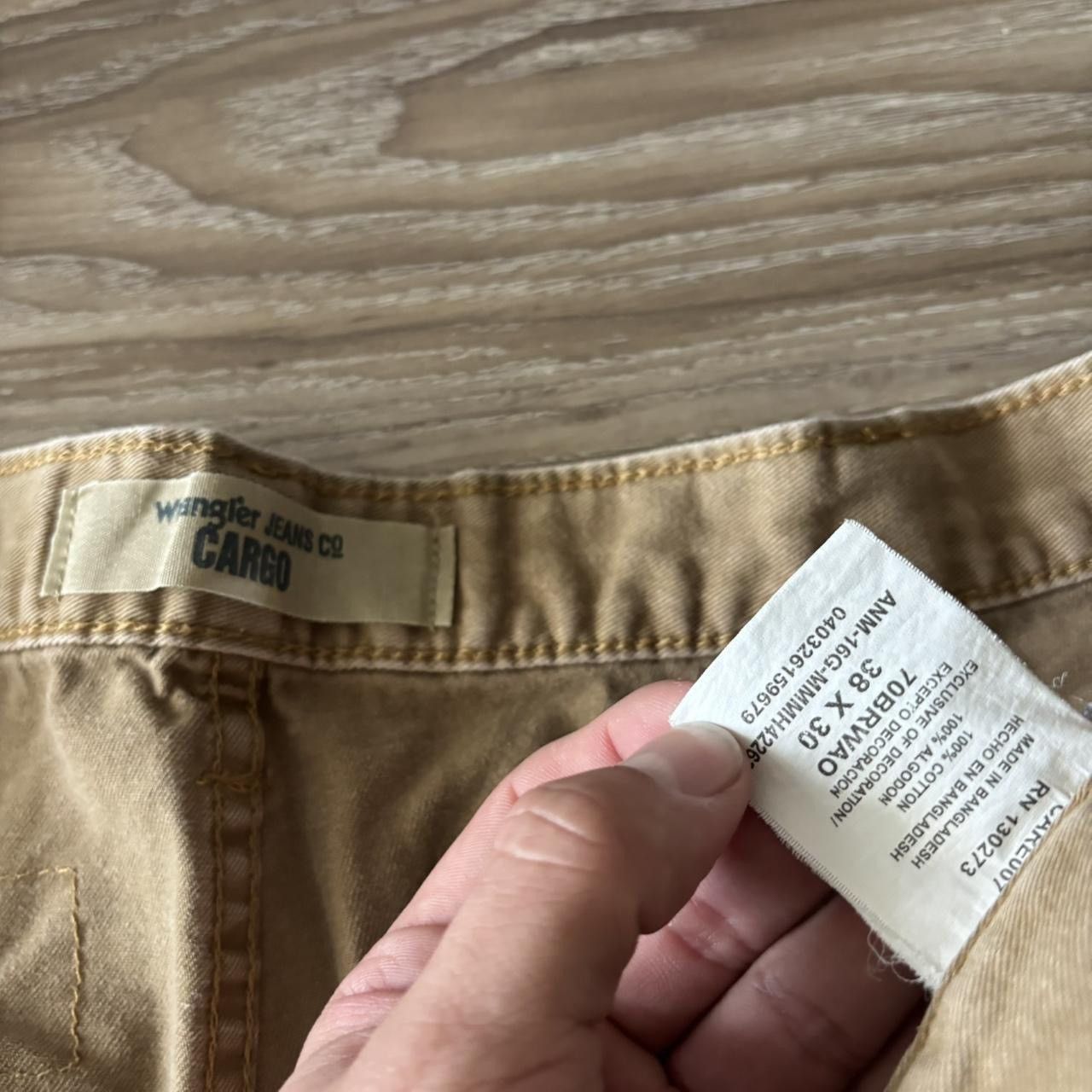Japanese Brand Crazy Vintage Y2K/2000s Baggy Khaki Streetwear Skater Cargo Pants! 38x30 Size US 38 / EU 54 - 7 Thumbnail