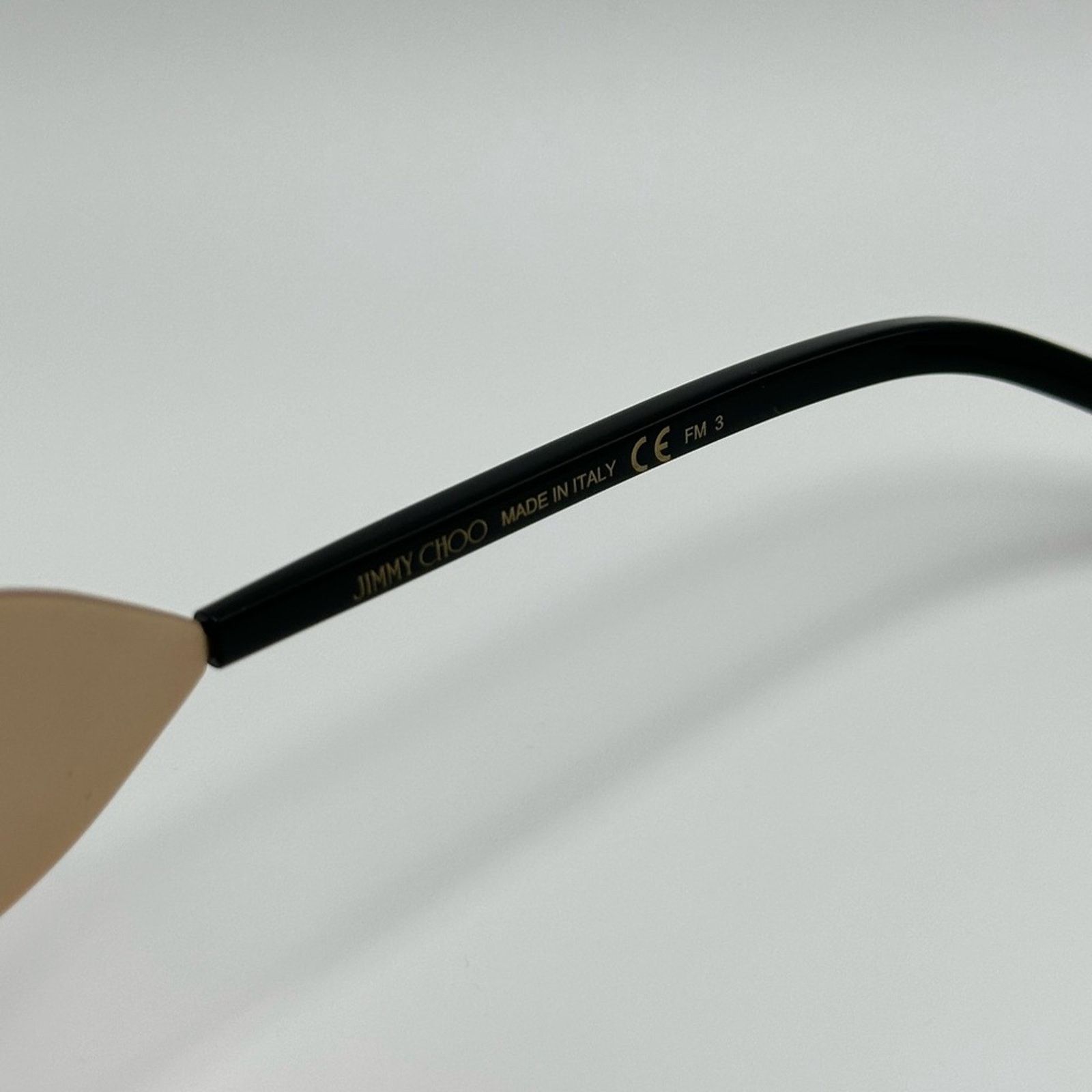 Jimmy Choo NEW JIMMY CHOO River/S 2M2 Black Oversized Women Sunglasses Size ONE SIZE - 7 Thumbnail