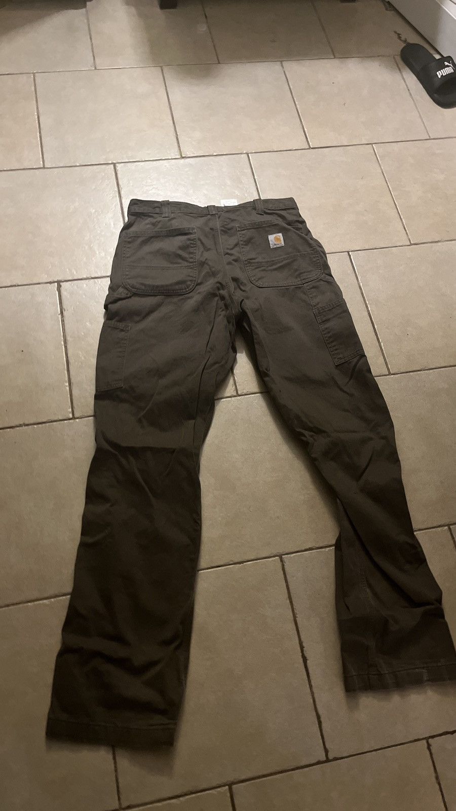 Carhartt Carhartt B324 Relaxed Fit Washed Canvas Carpenter Pants Size US 34 / EU 50 - 1 Thumbnail