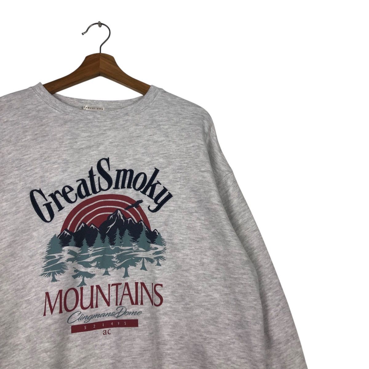 Japanese Brand 90s Great Smoky Mountains Nature Sweatshirt Deep Forest Size US L / EU 52-54 / 3 - 7 Thumbnail