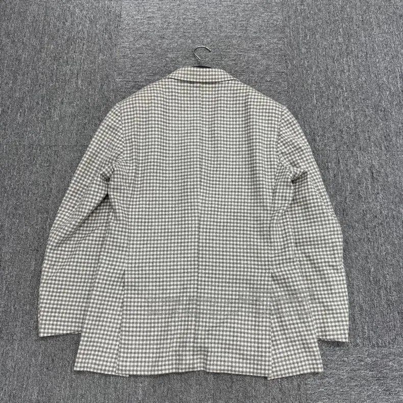 Ermenegildo Zegna Kiton Pure Wool Checkered Blazer. Size US M / EU 48-50 / 2 - 2 Thumbnail