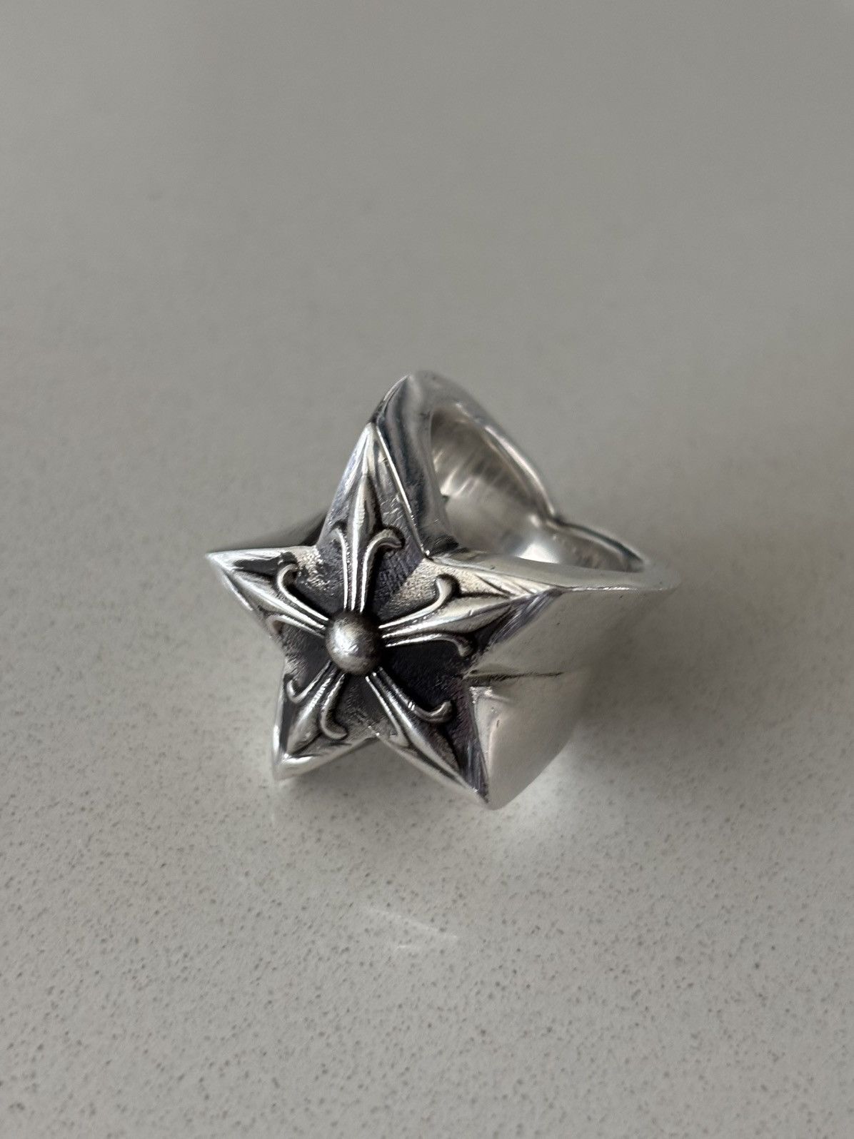 Chrome Hearts Chrome Hearts Large Star Ring Size ONE SIZE - 4 Thumbnail