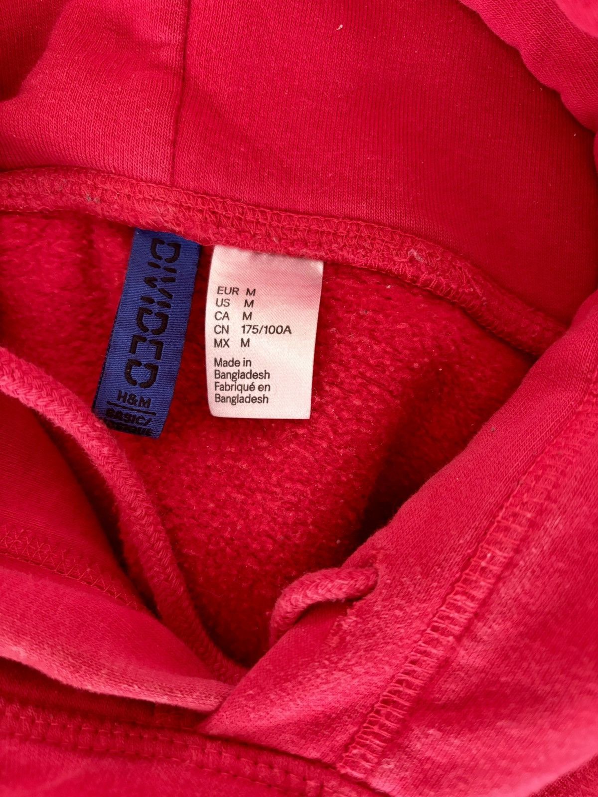 H&M H&M Red Hoodie Size US M / EU 48-50 / 2 - 6 Thumbnail