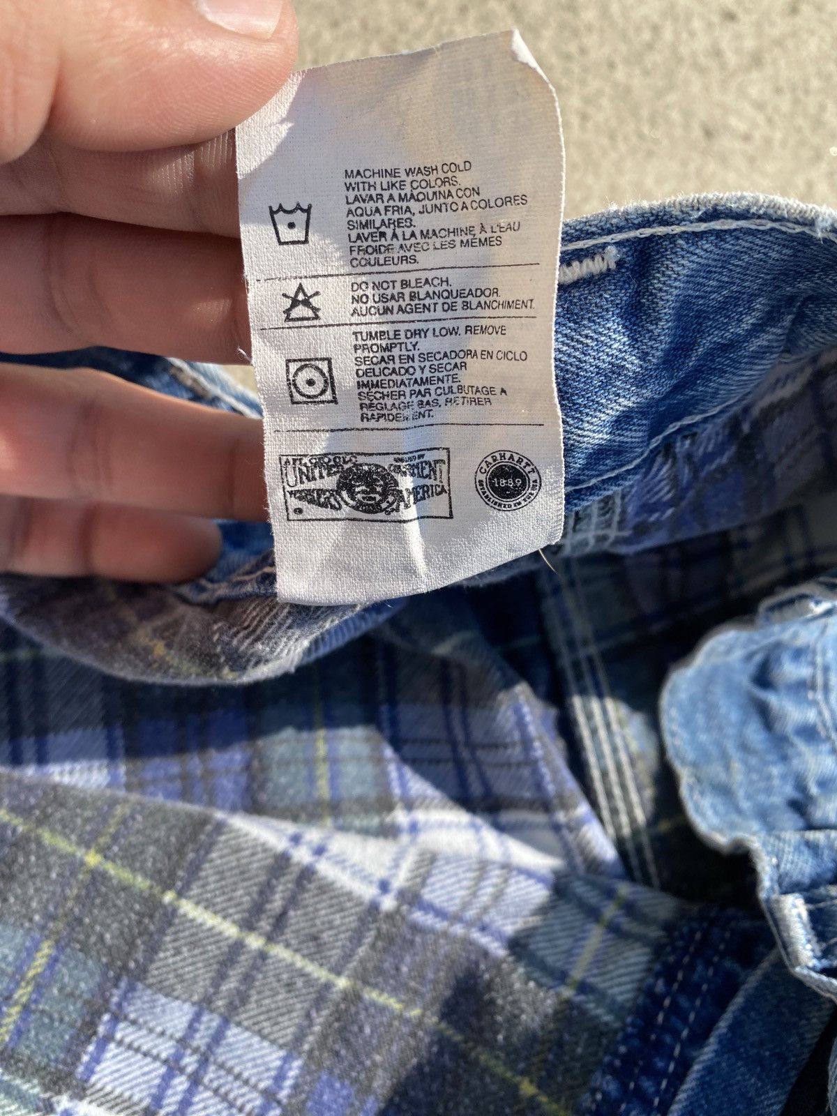 Carhartt Crazy Vintage Carhartt Thrashed Flannel Lined Pant Size US 38 / EU 54 - 11 Thumbnail